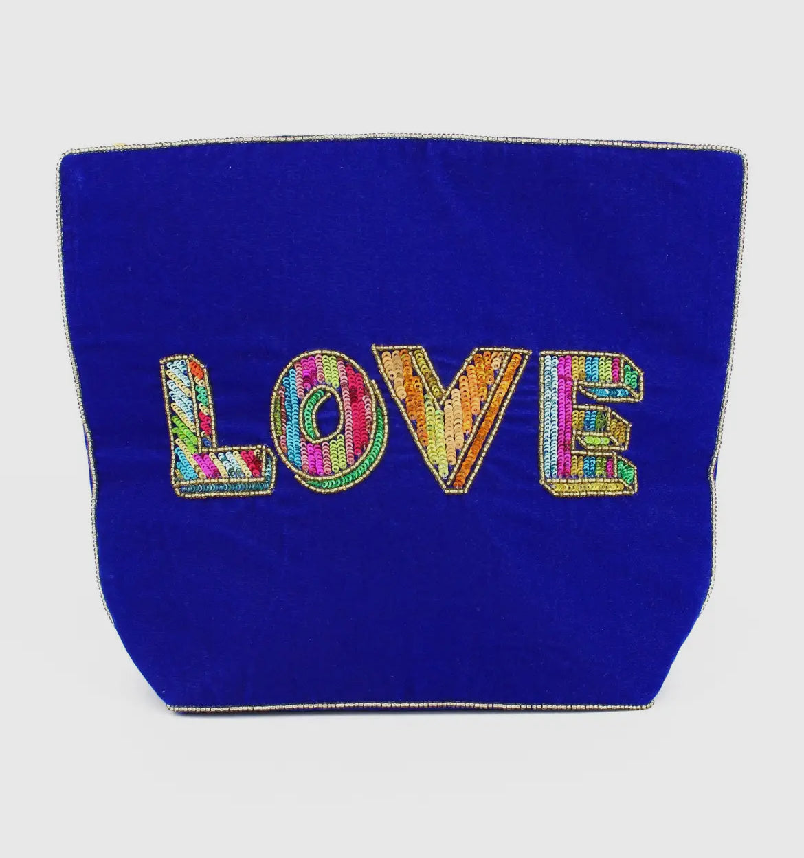 Love Blue Make Up Bag