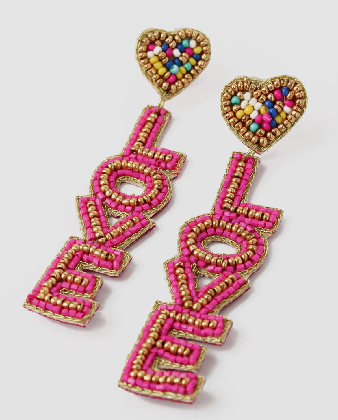 Pink Love Earrings