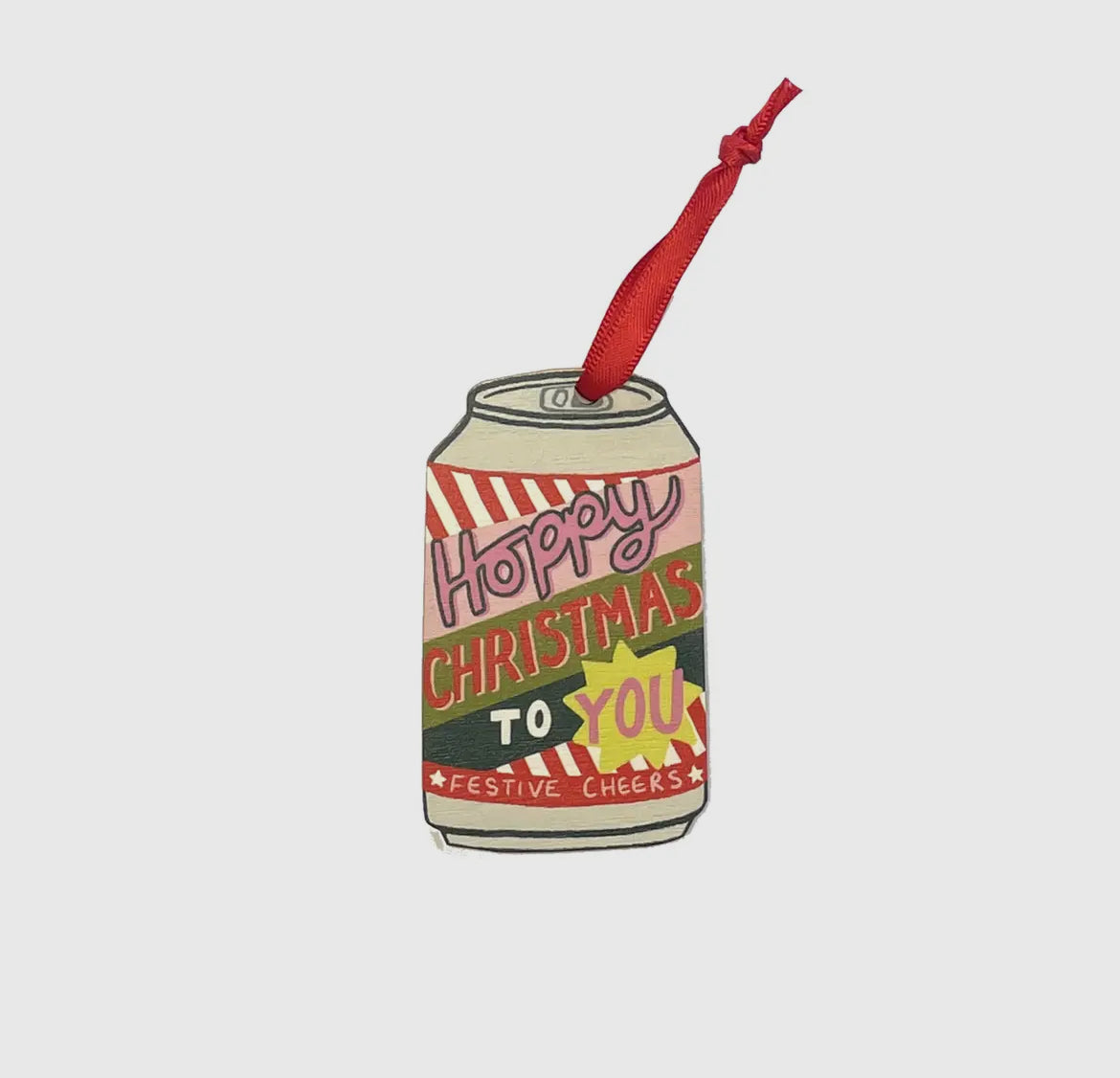 Craft Beer Can Christmas Decoration