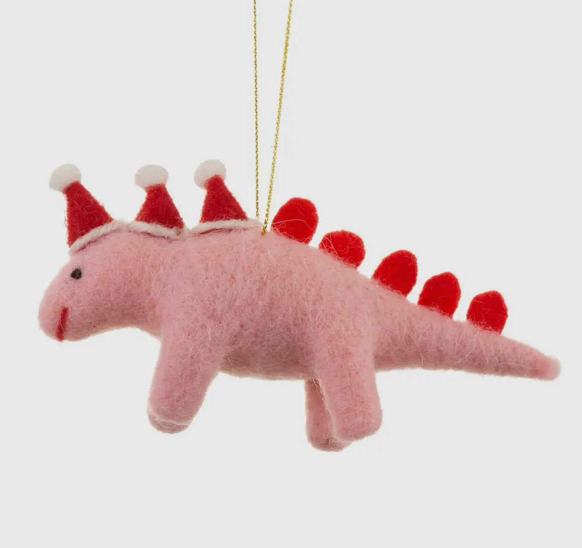 Santa Hats Dinosaur Felt Hanging Decoration