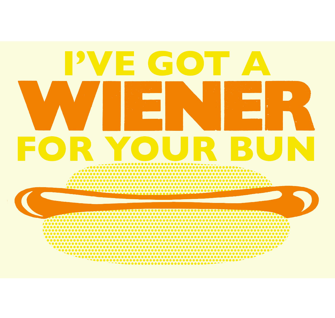 Wiener A3 Screen Print