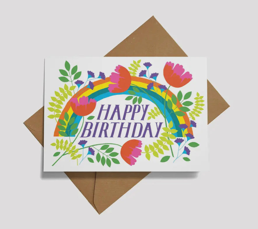 Birthday Blooms Greetings Card