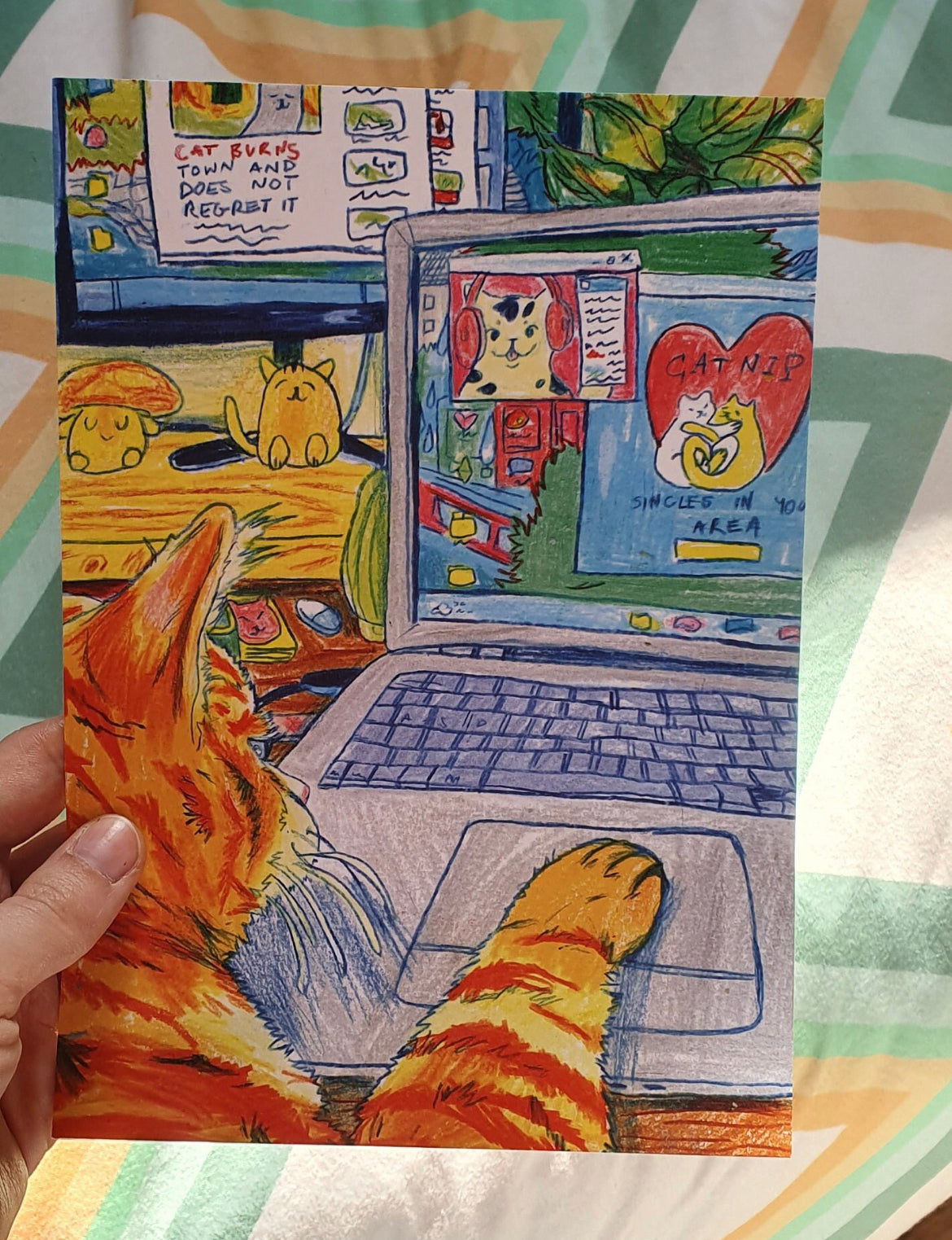 Internet Cat Print