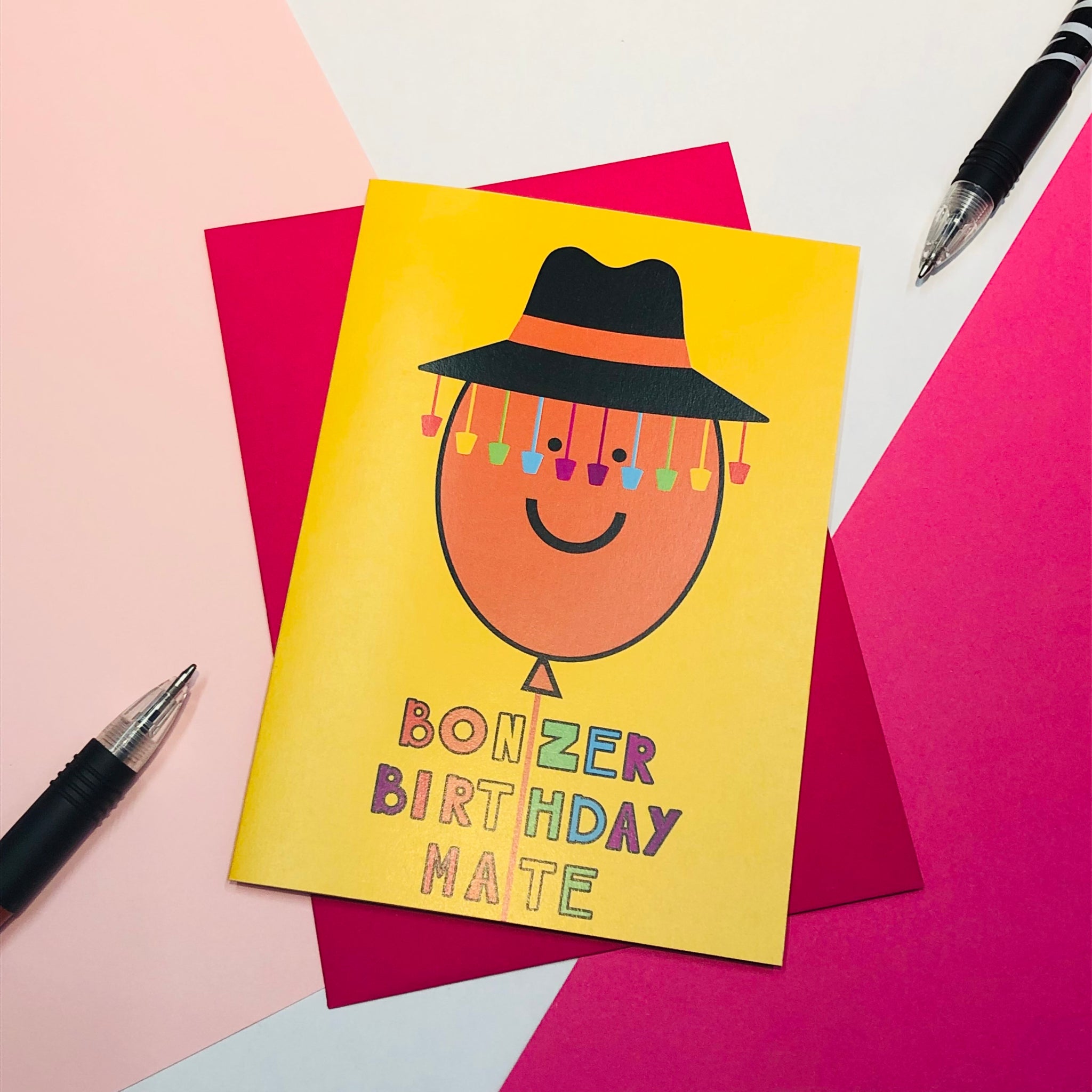 Aussie Balloon Birthday Greetings Card
