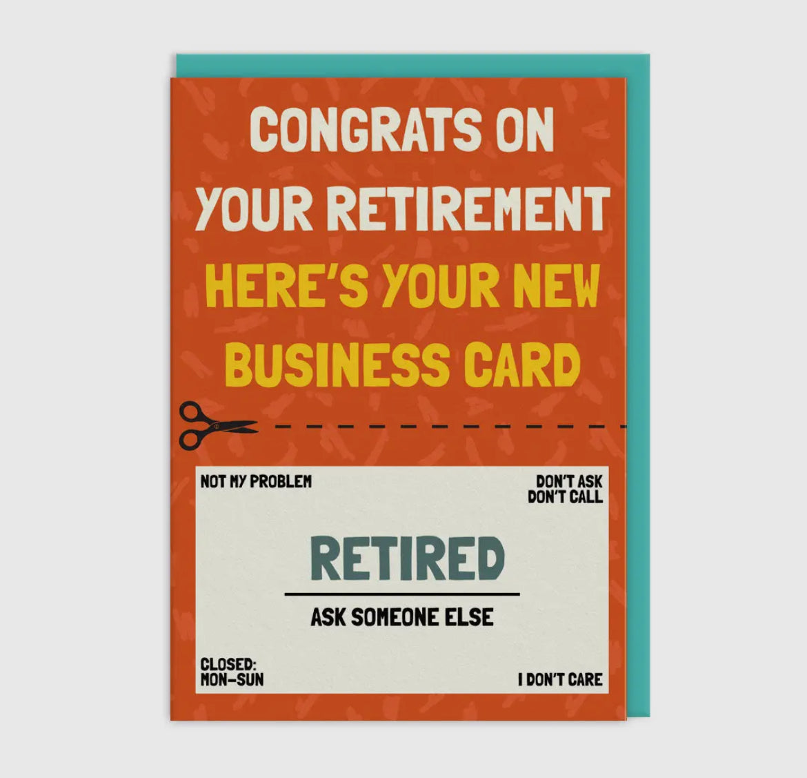 Retirement Business Card