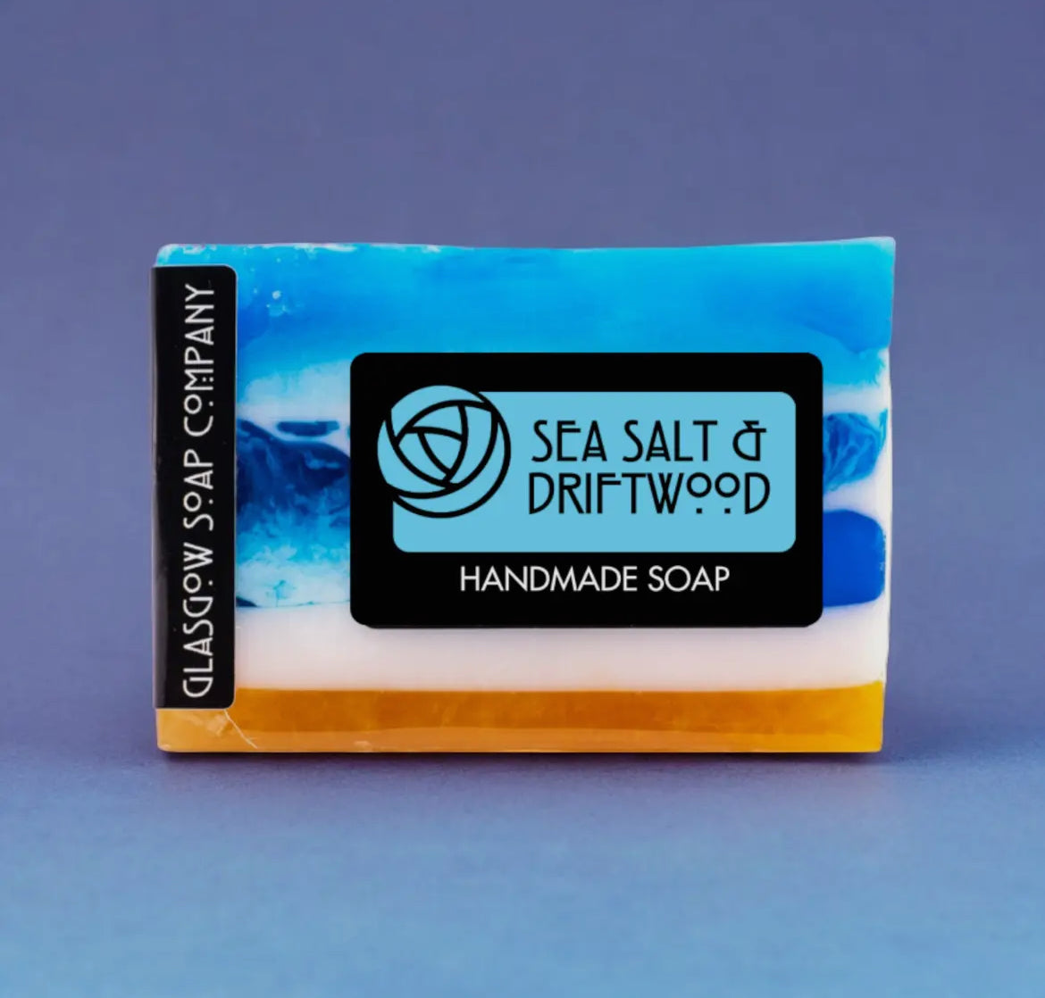 Sea Salt & Driftwood Handmade Soap Slice