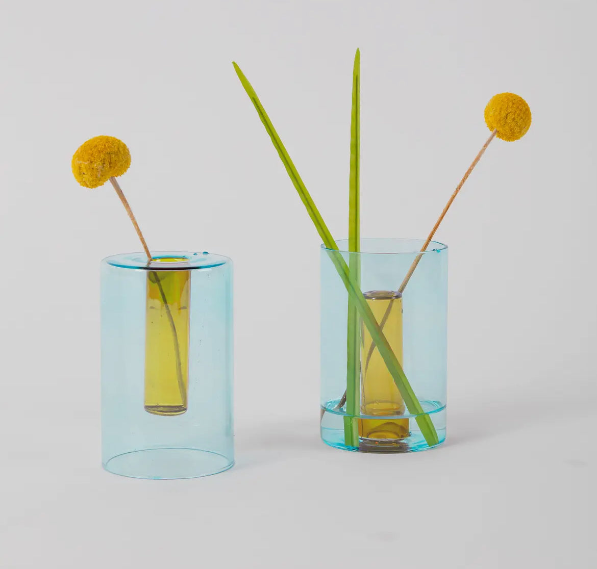 Reversible Glass Vase - Small