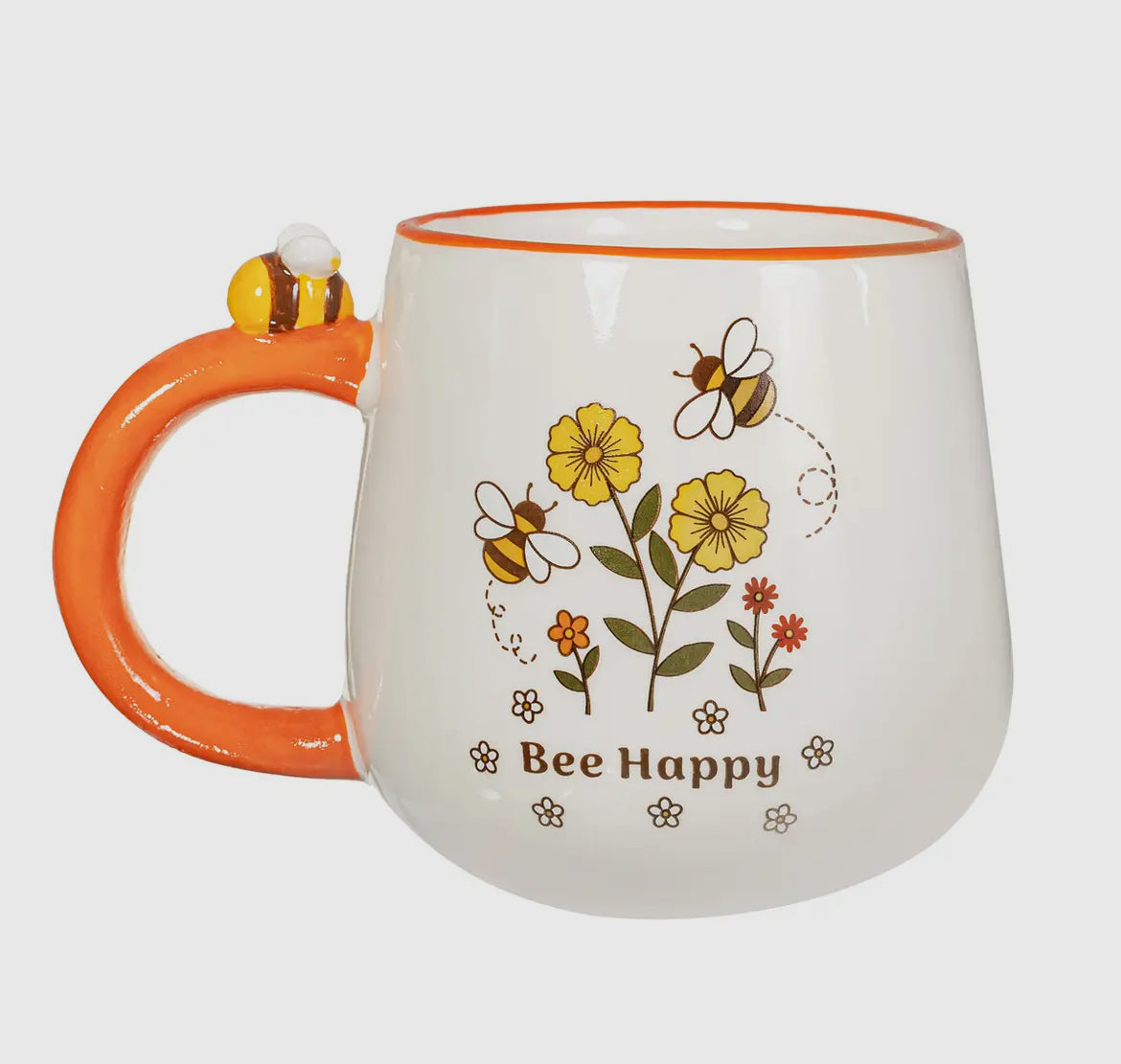 Retro Bee Happy Mug