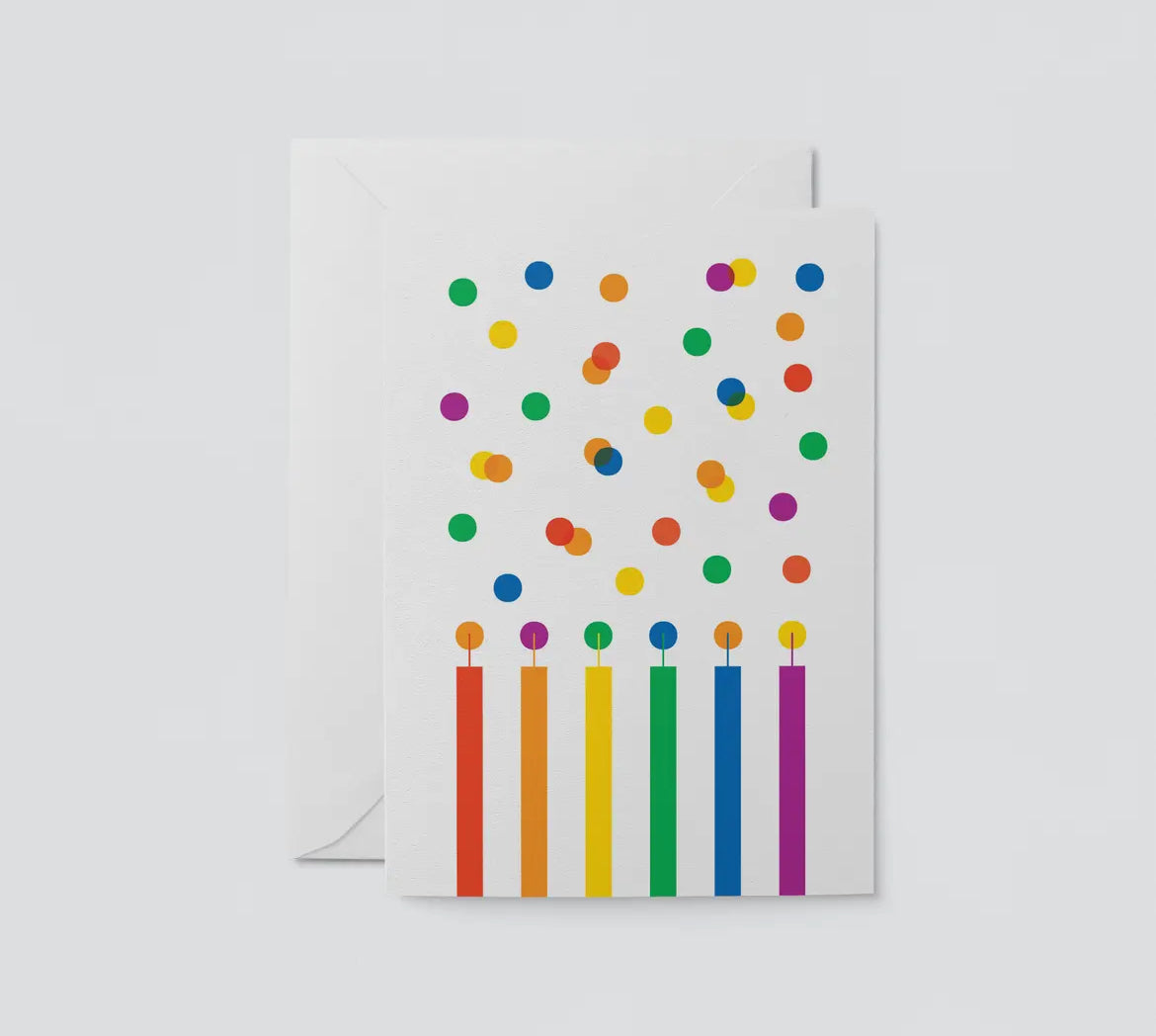 Pride Candles Birthday Card