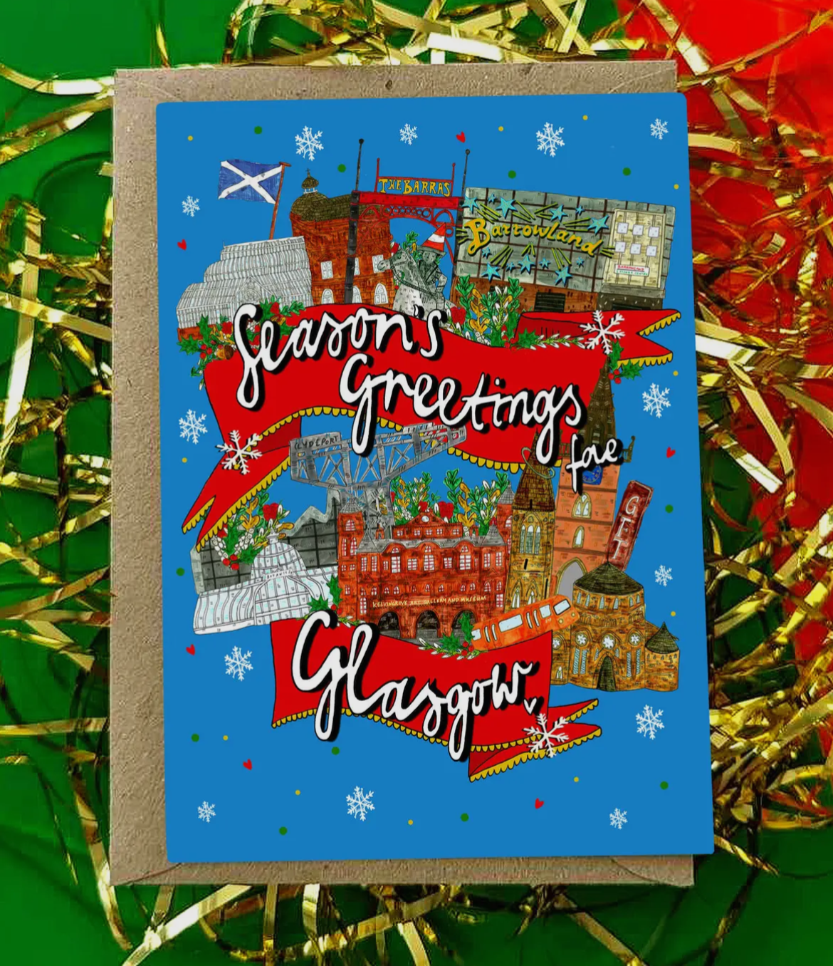 Seasons Greetings Fae Glasgow Card