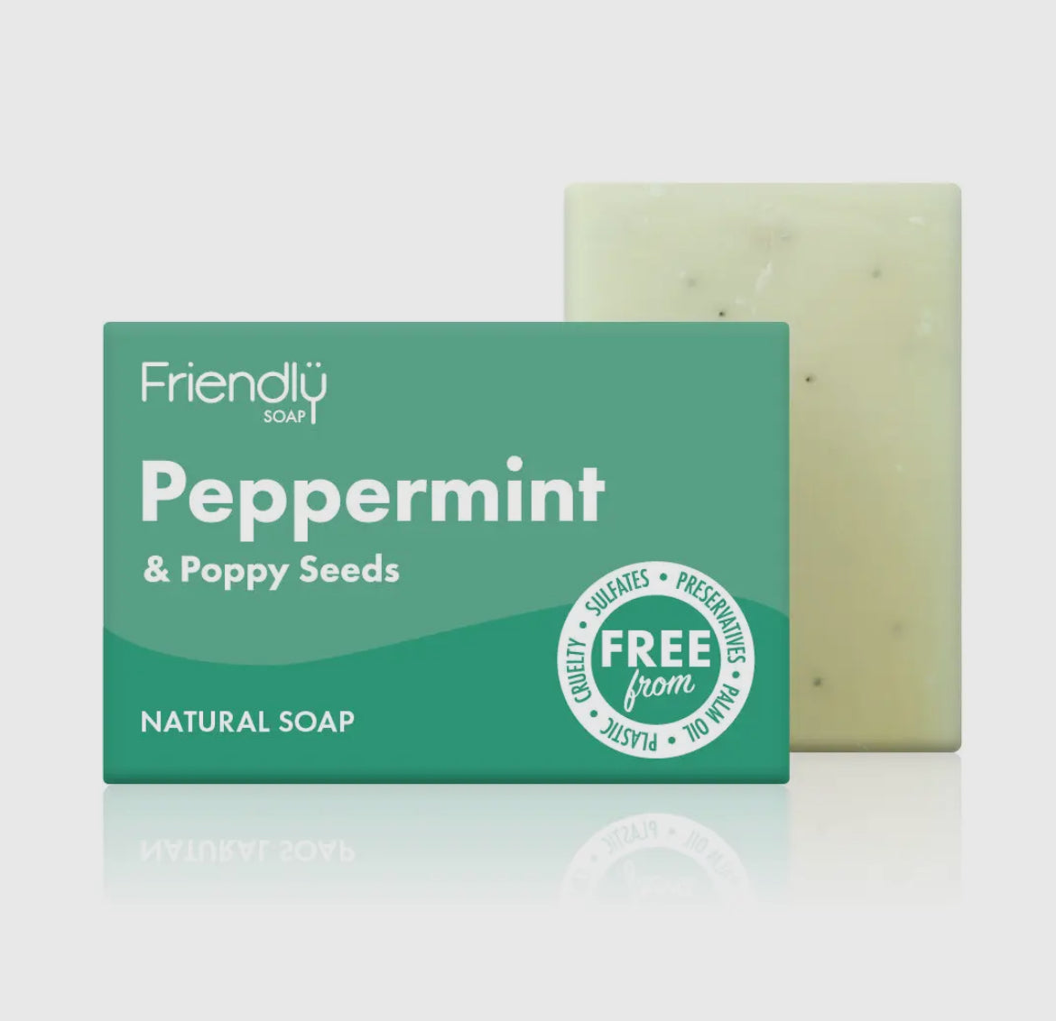 Peppermint & Poppy Seeds Eco Friendly Soap Bar