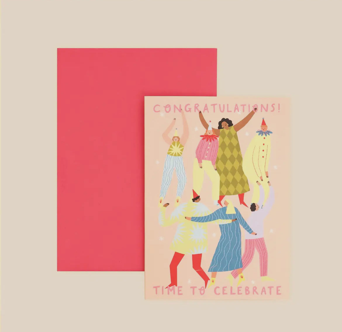 Time To Celebrate Greetings Card