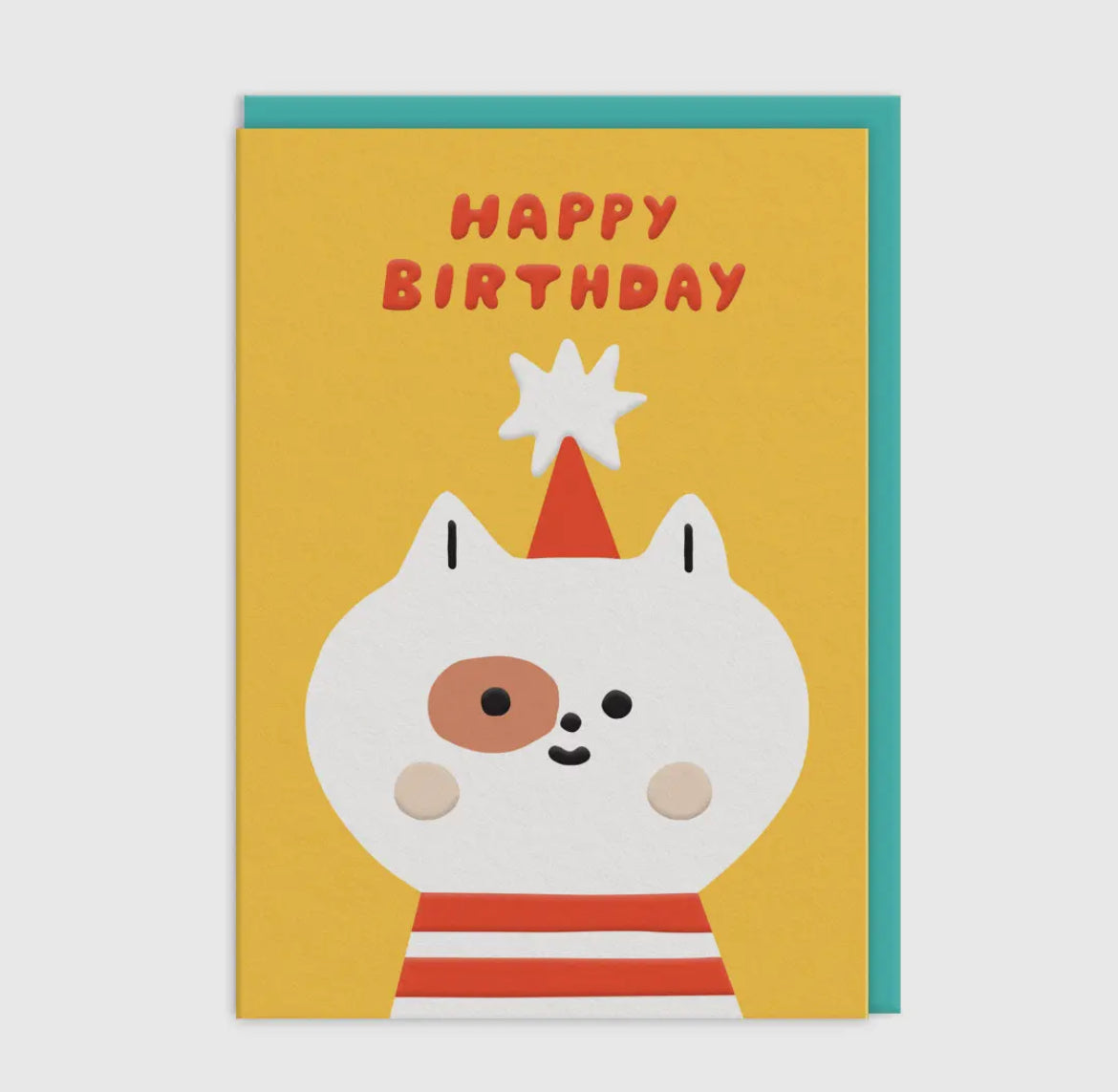 Happy Birthday Cat Card