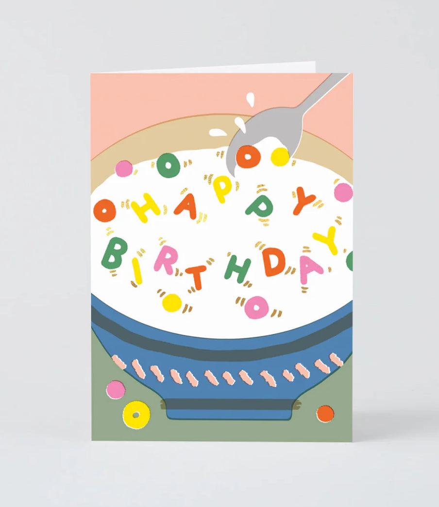 Birthday Cereal Card