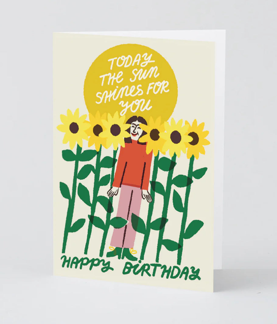 Today the Sun Shines for You Birthday Card