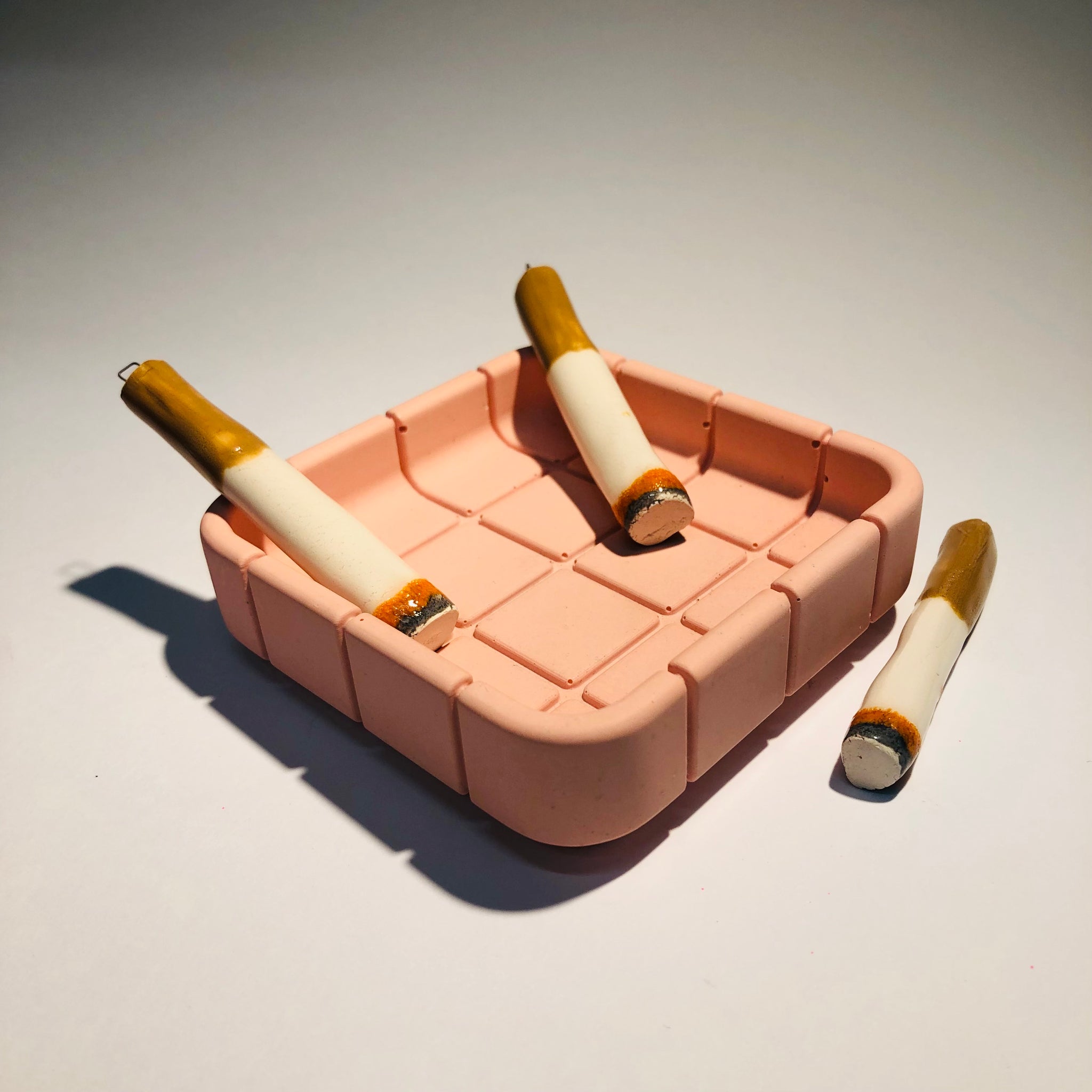 Cigarette Ceramic Figure