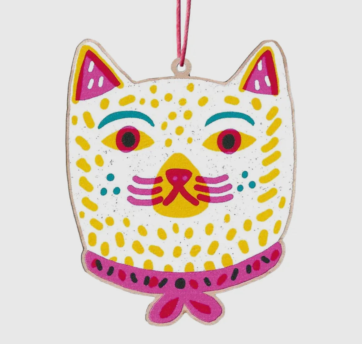 Cat Wooden Decoration