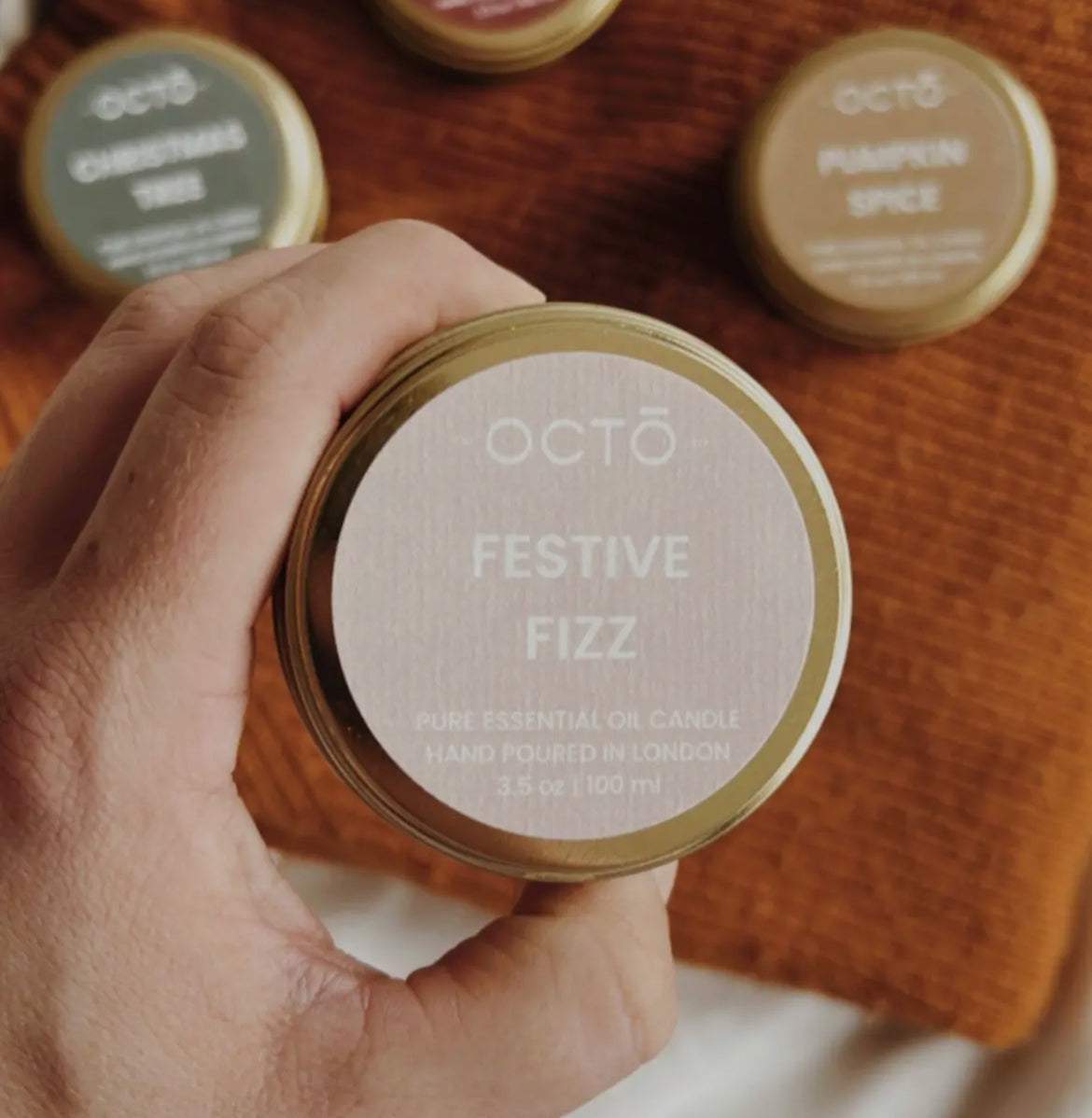 Festive Candle Tins