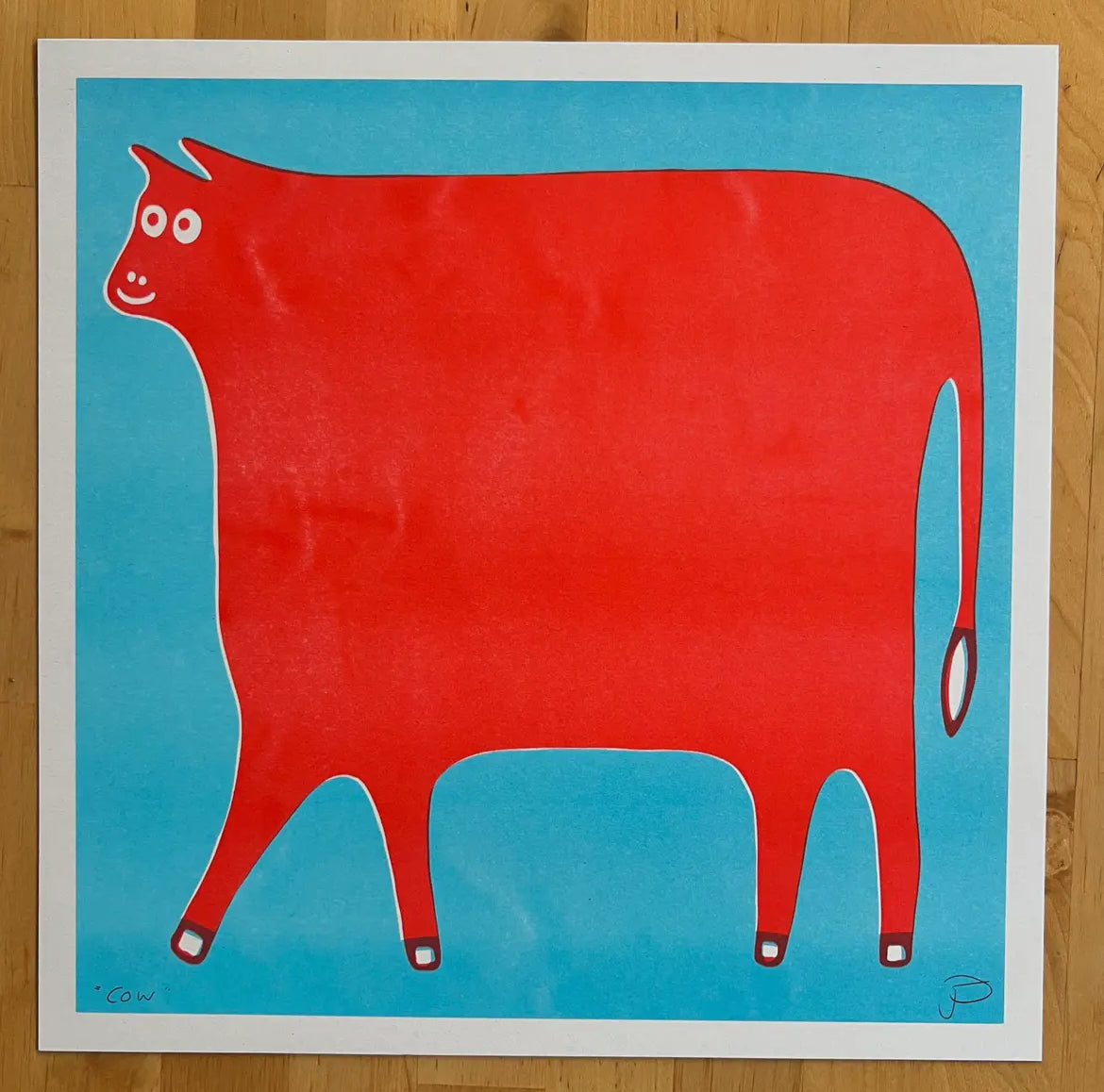 Cow Riso Print