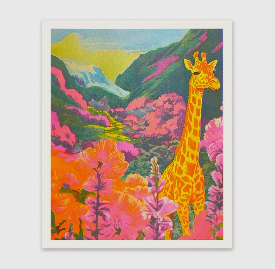 Giraffe Art Print