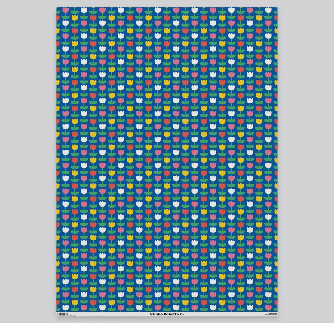Tulips Pattern Gift Wrap