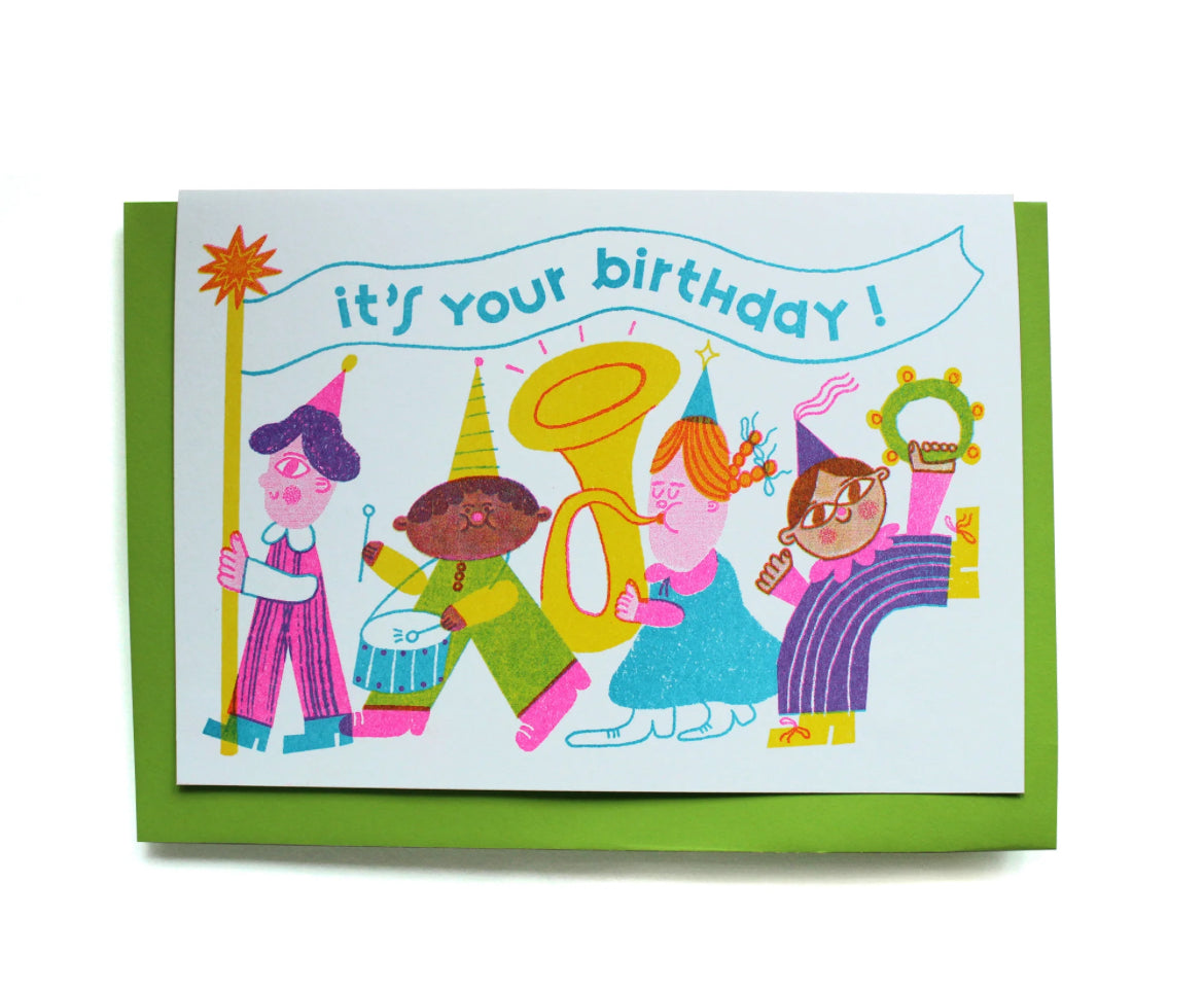 Birthday Parade Card