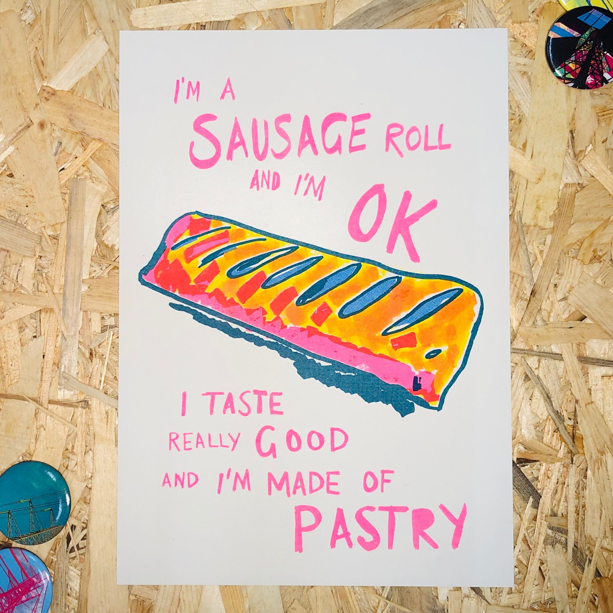 Sausage Roll Song Print