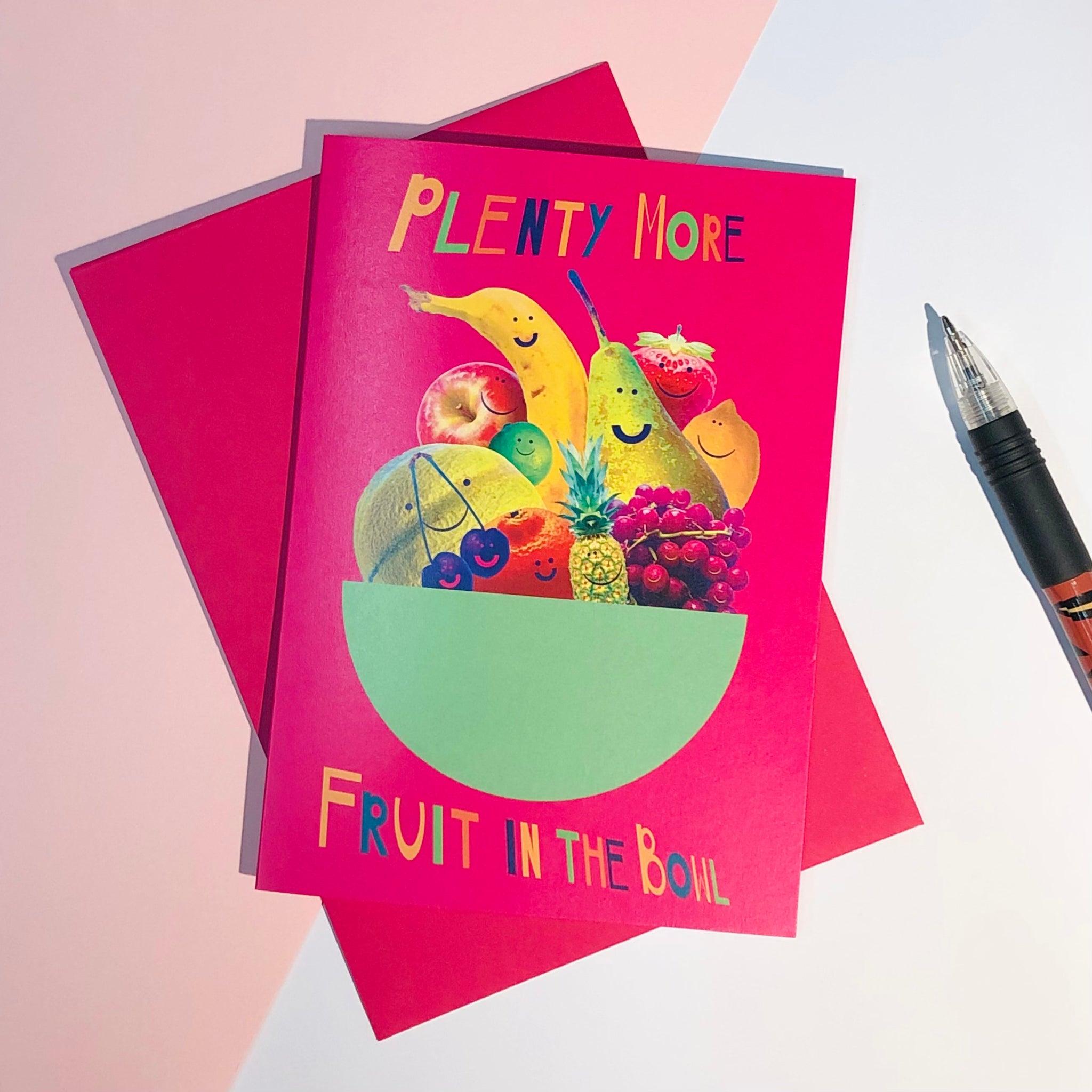 Plenty More Fruit In The Bowl Greetings Card
