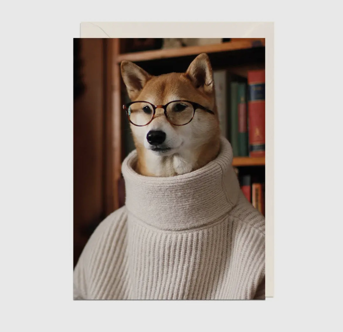 Menswear Dog Books Card