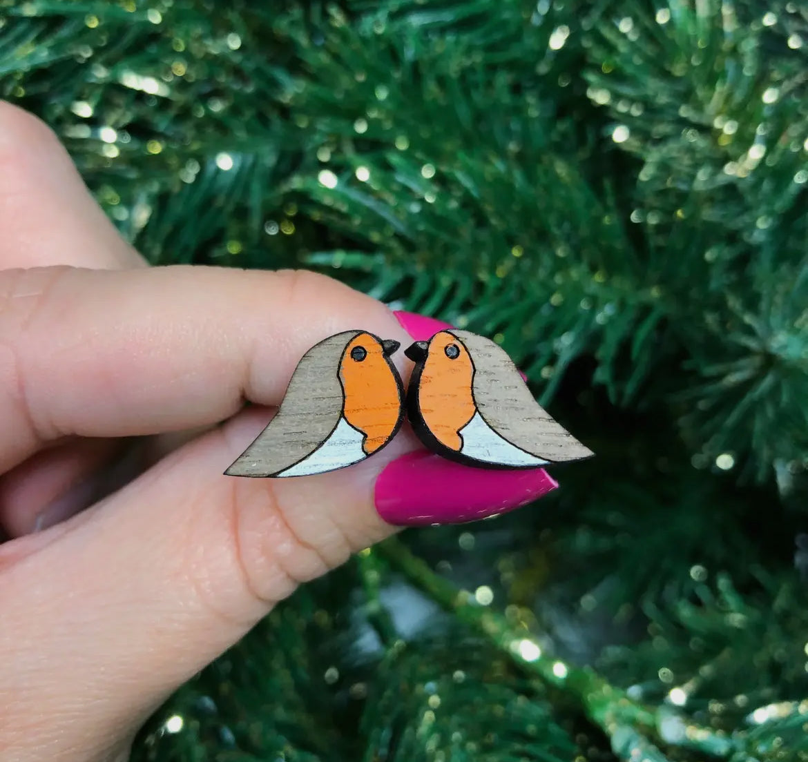 Robin Stud Earrings