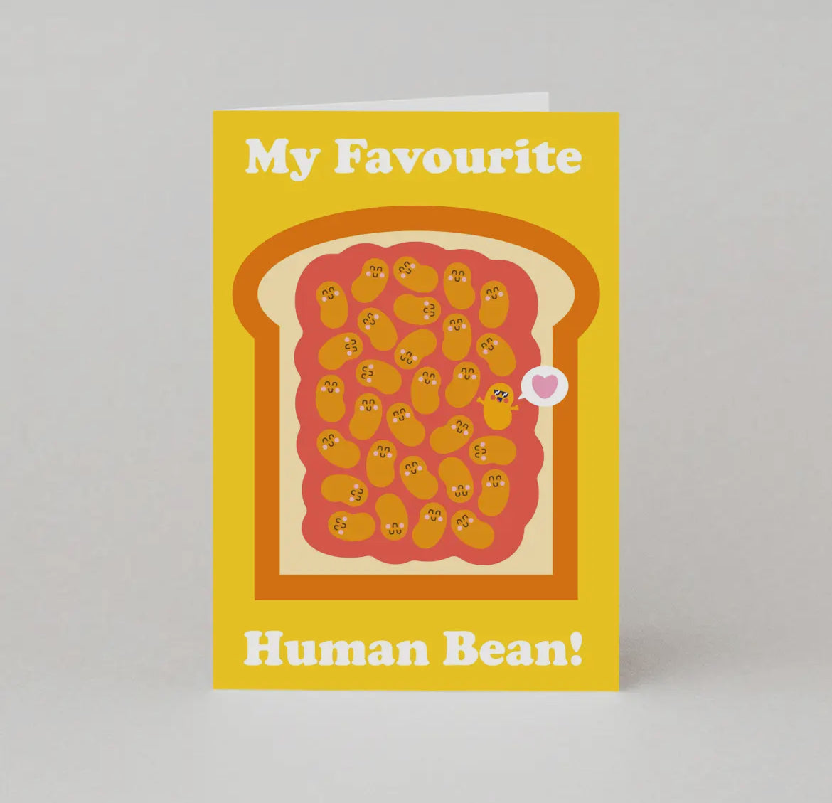 Favourite Human Bean Card