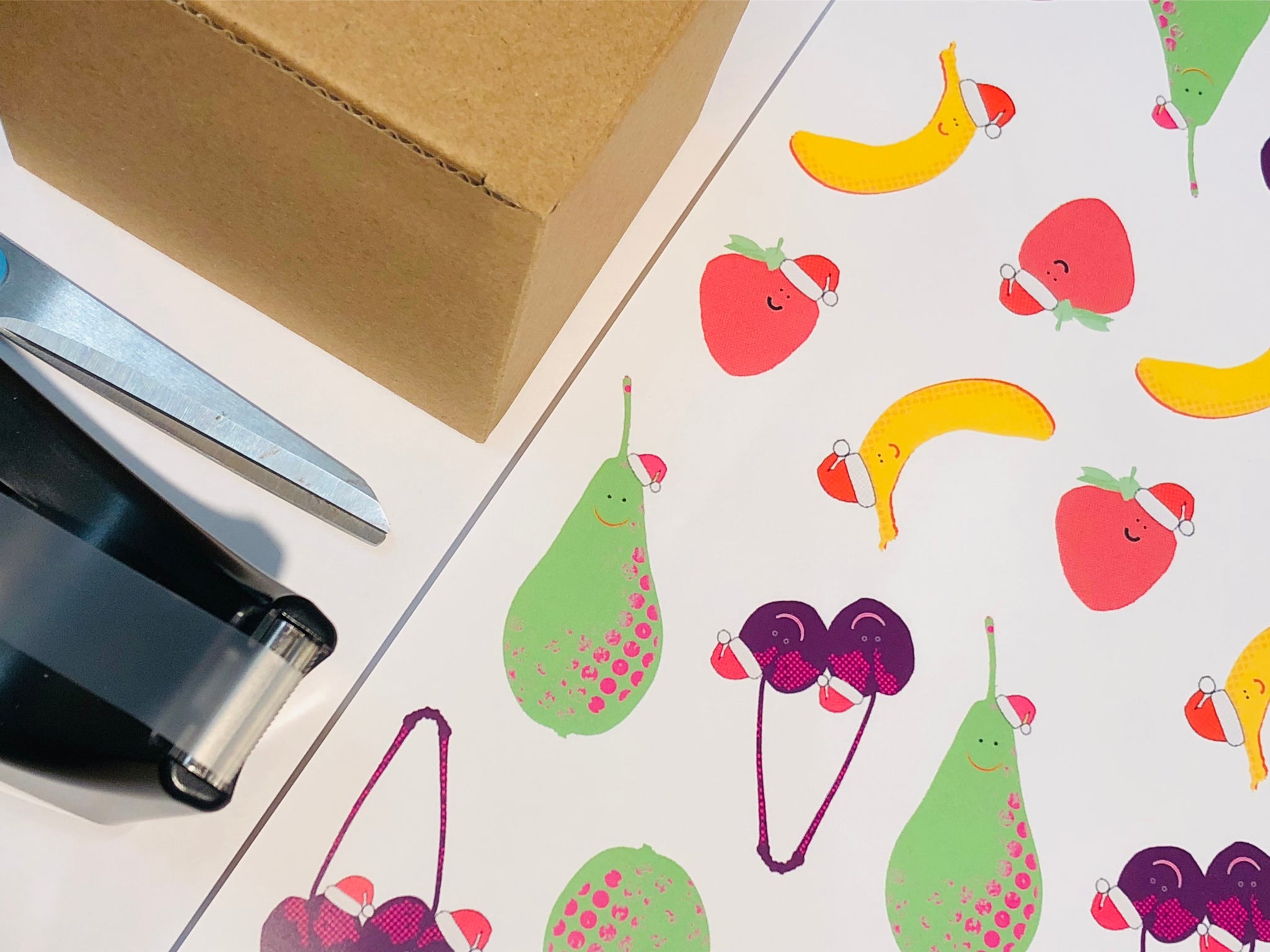 Christmas Fruit Wrapping Paper