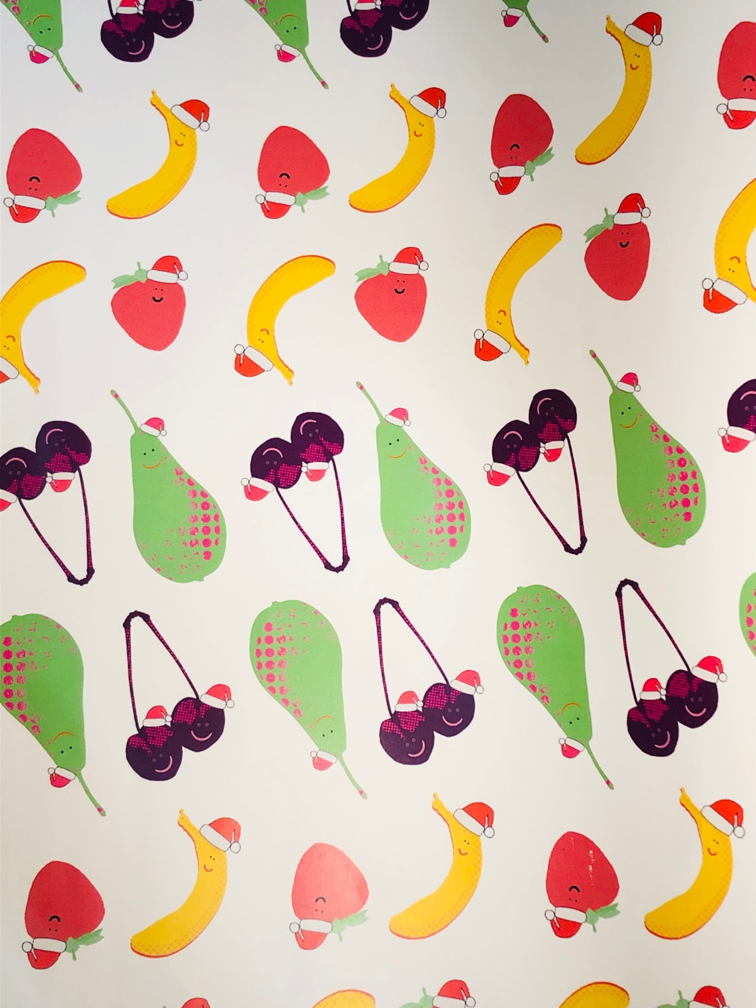 Christmas Fruit Wrapping Paper