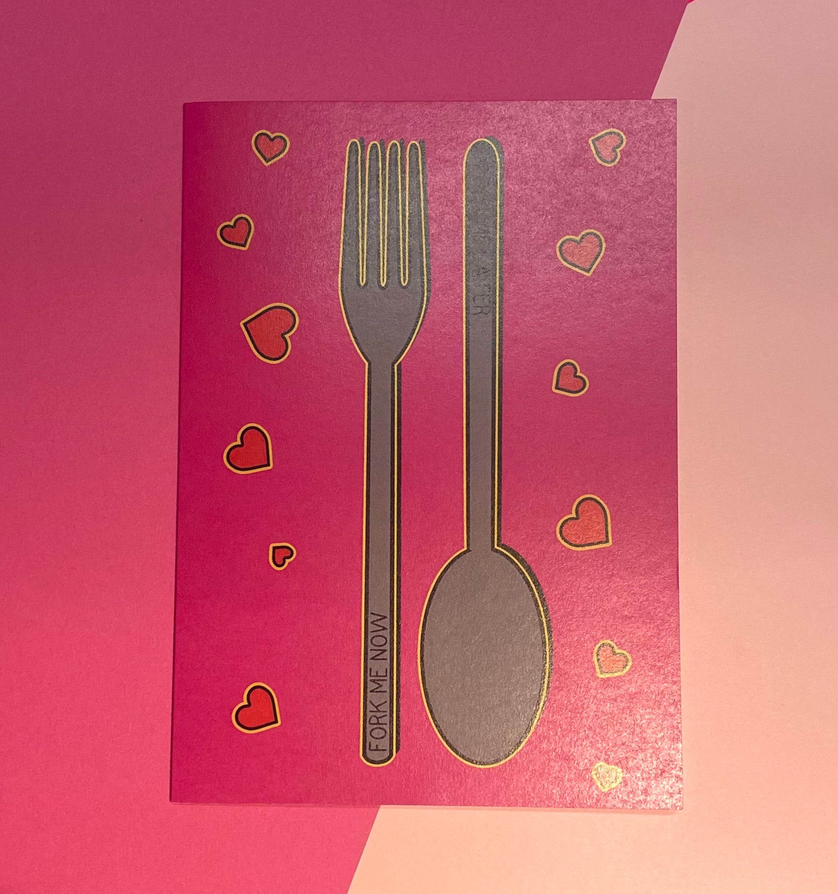 Fork and Spoon Card