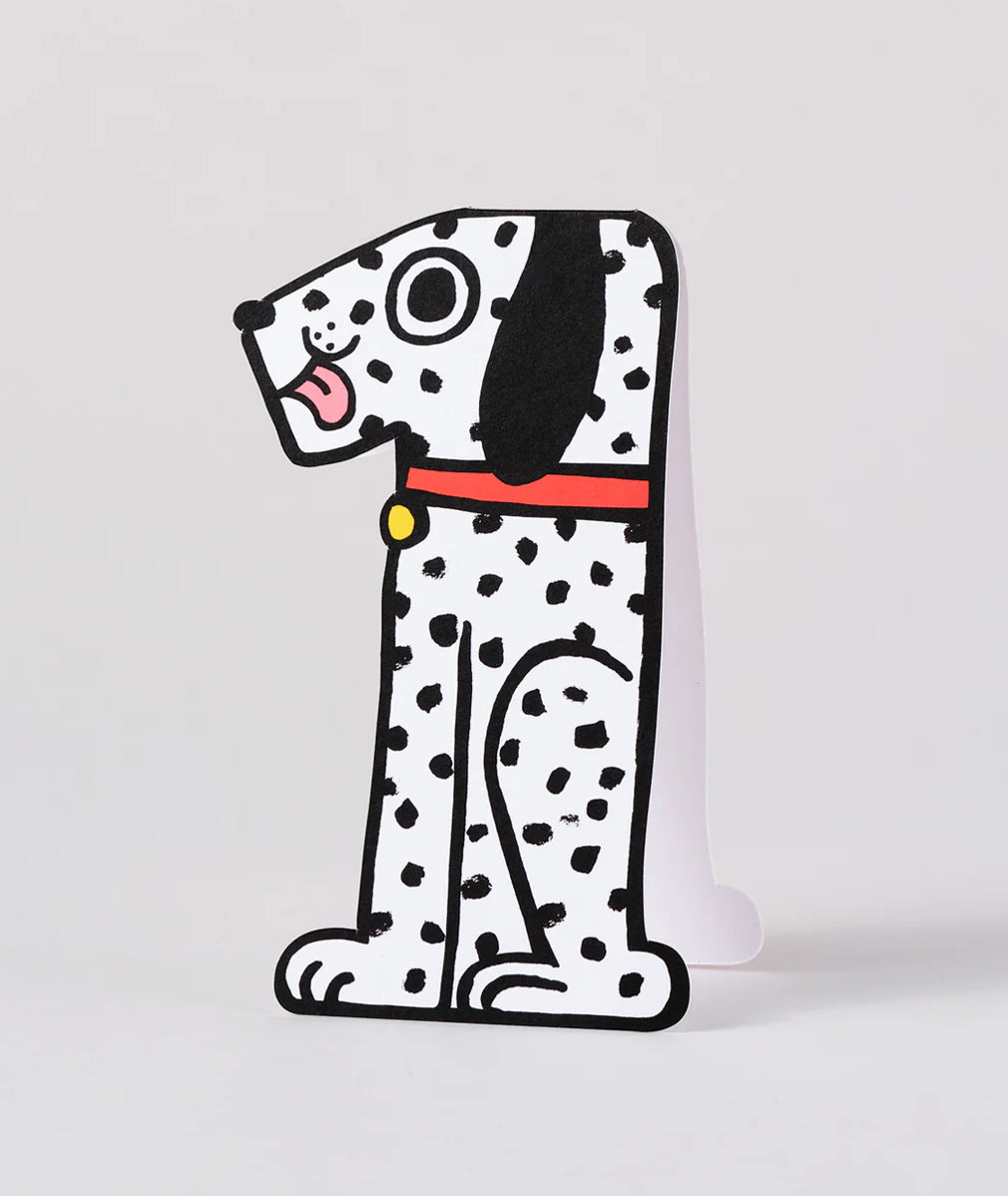 Dog 1st Birthday Number Card