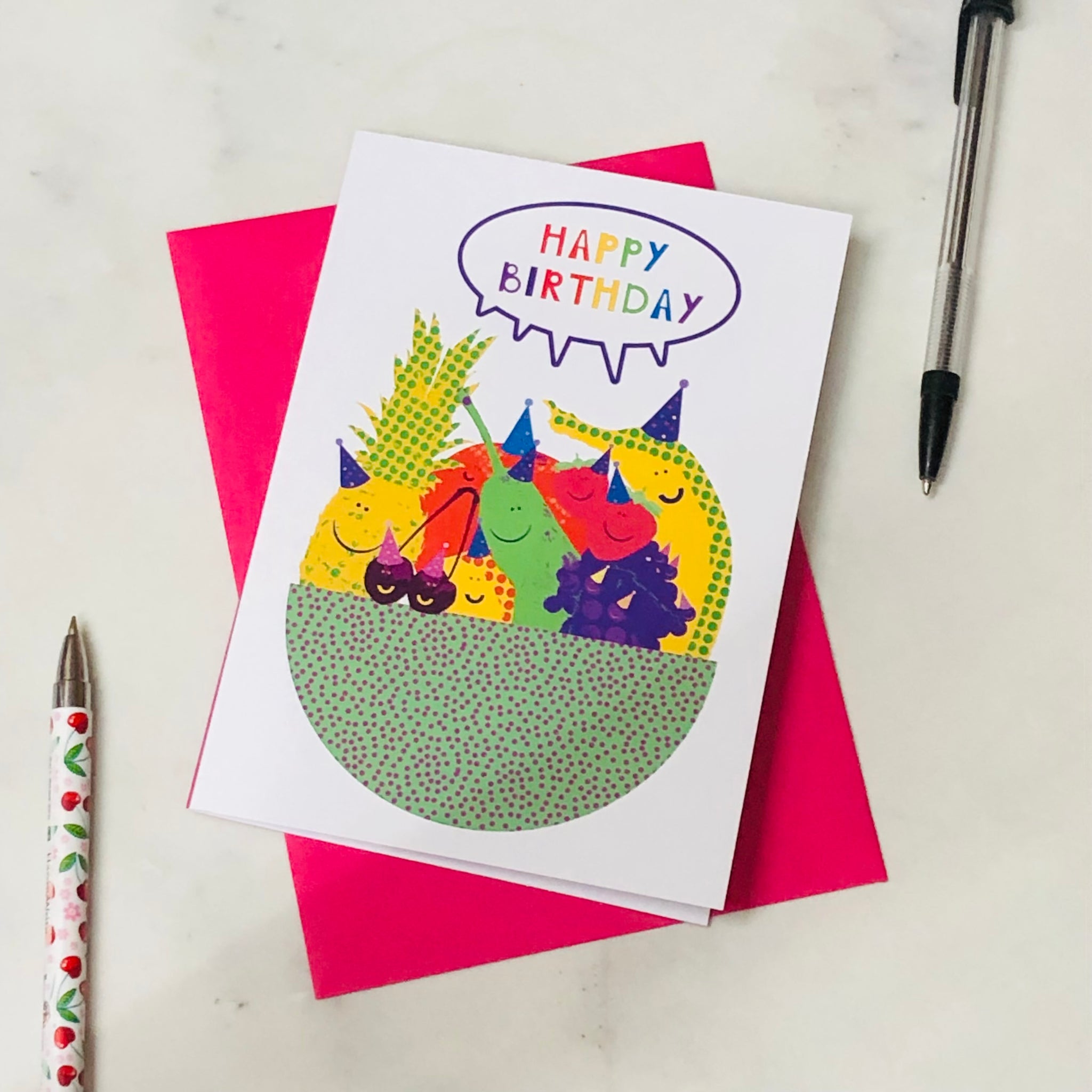 Fruity Birthday Greetings Card