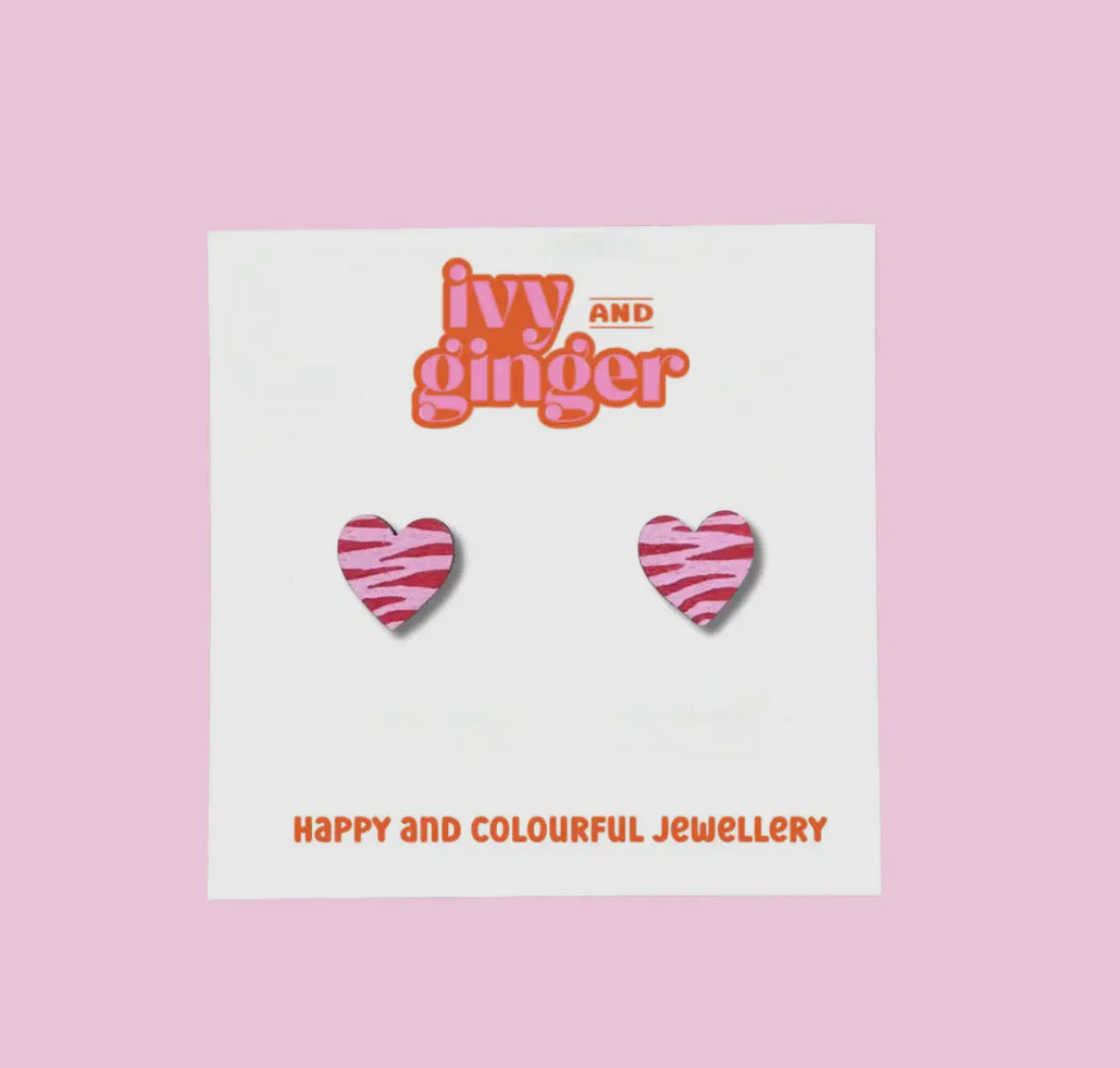 Heart Stud Earrings