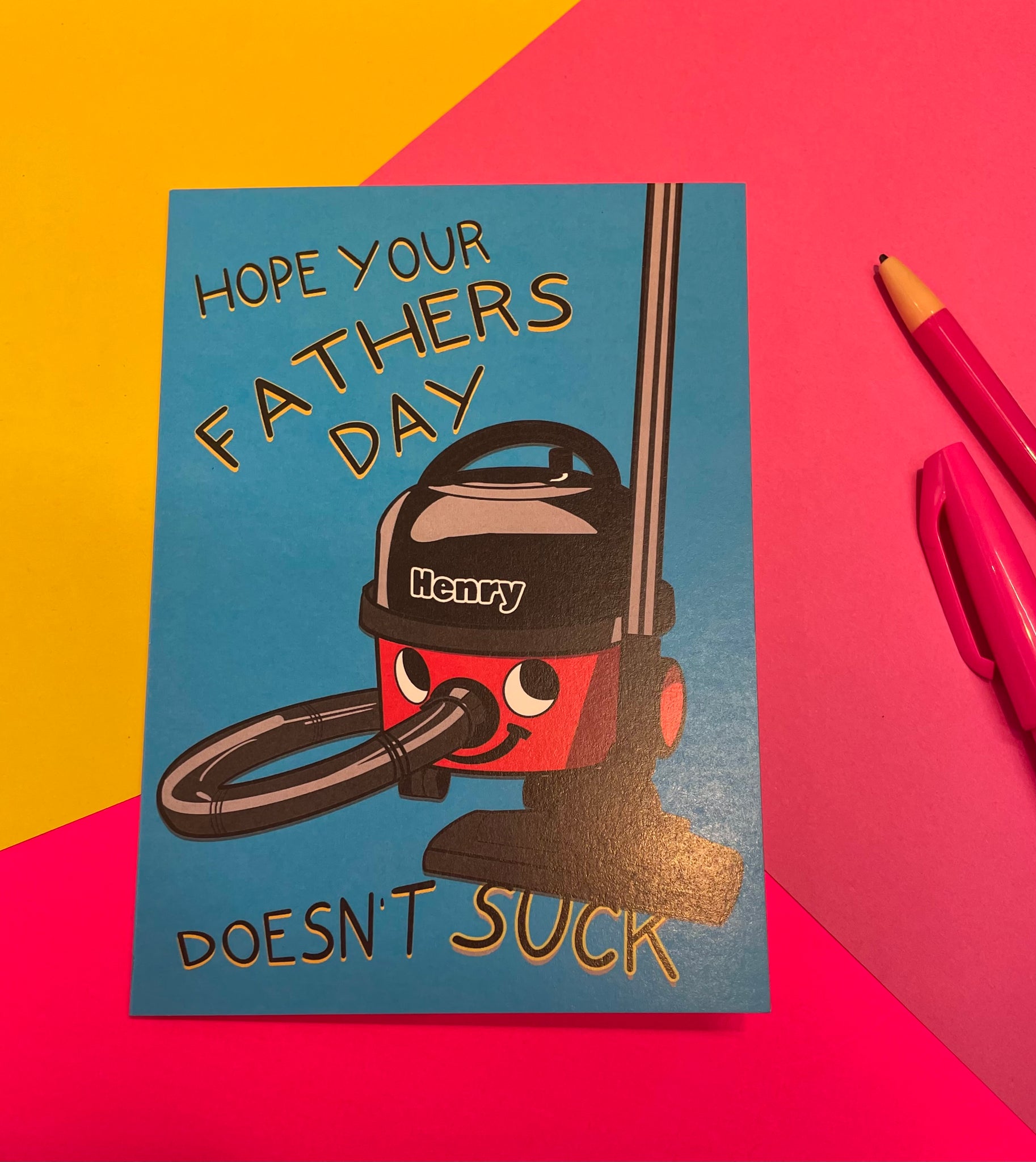 Dad Vacuum Card