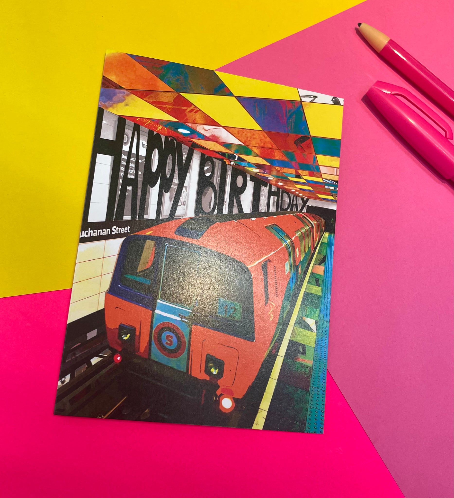 Clockwork Orange Birthday Card