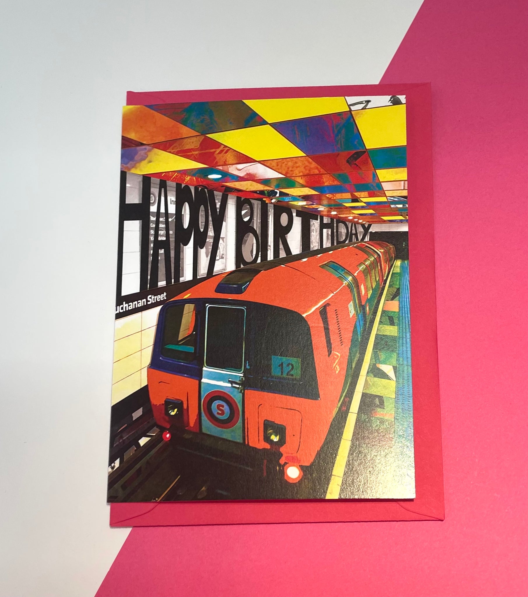 Clockwork Orange Birthday Card