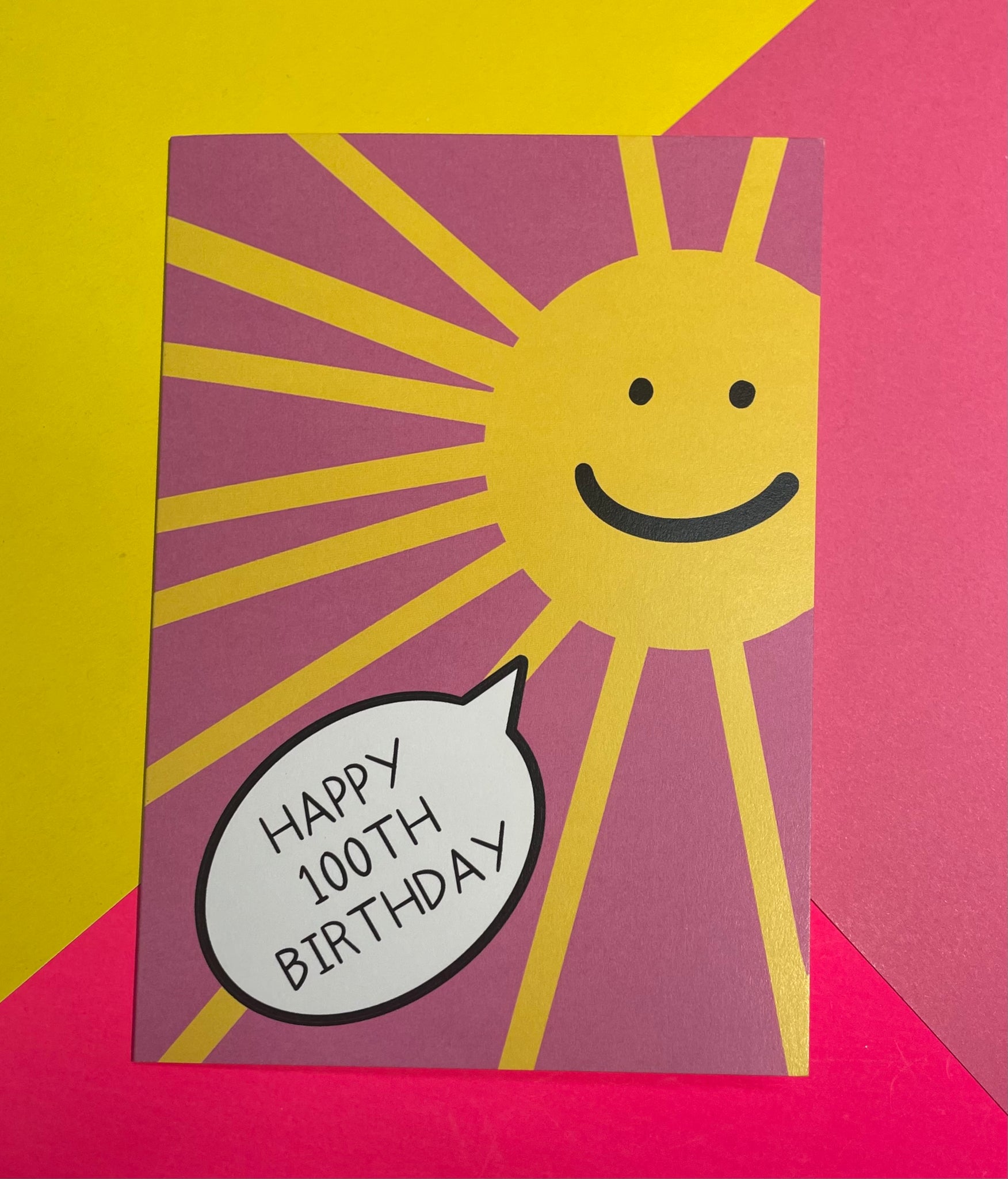 100th Birthday Card