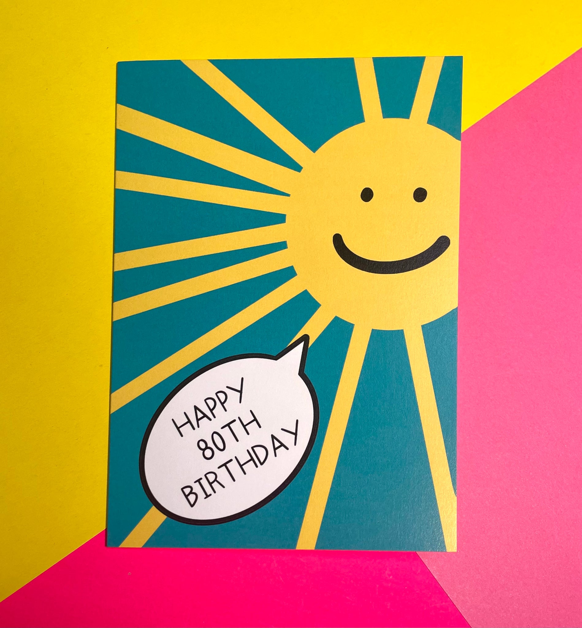 80th Birthday Card
