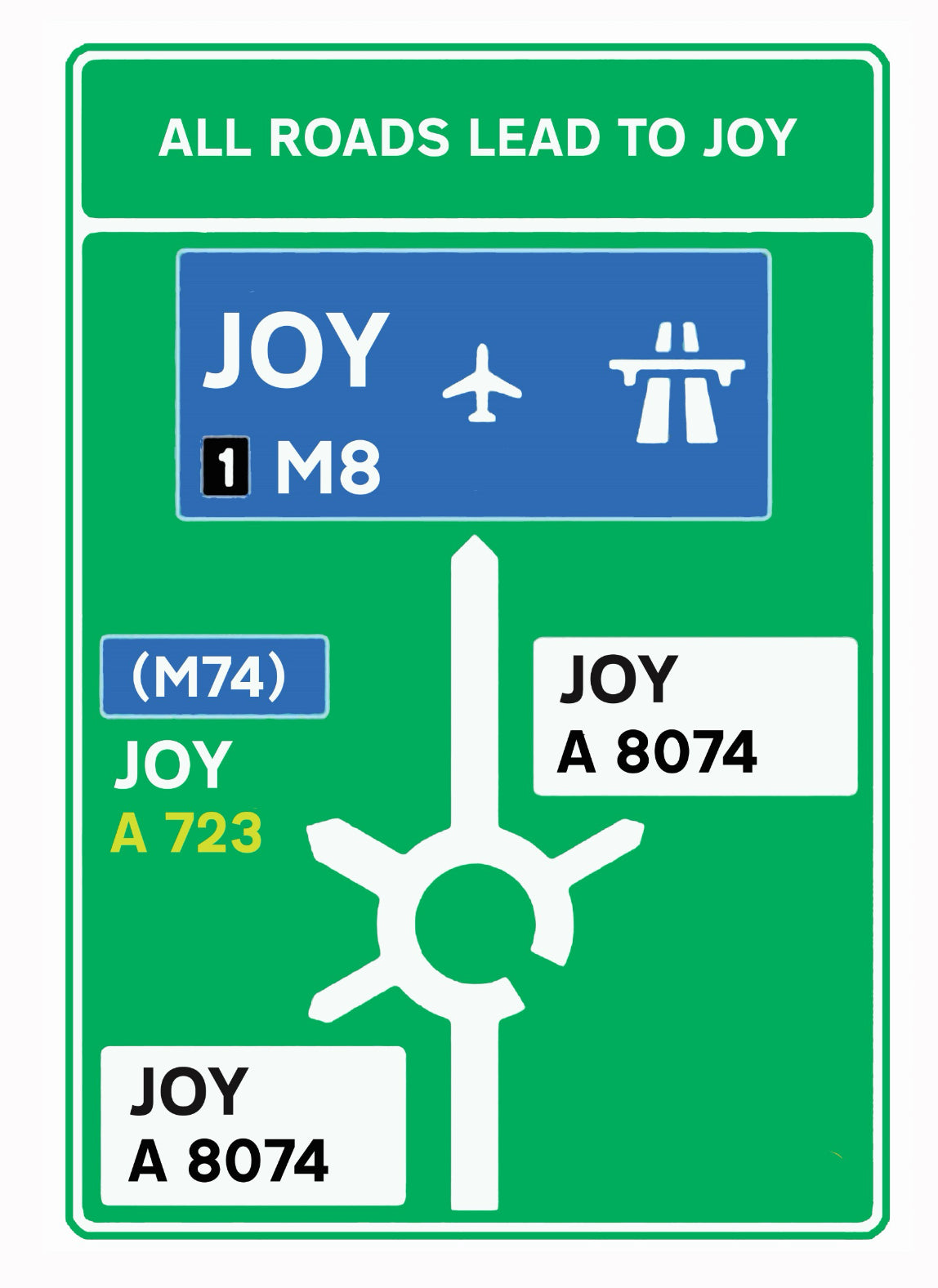 Roads to Joy Print