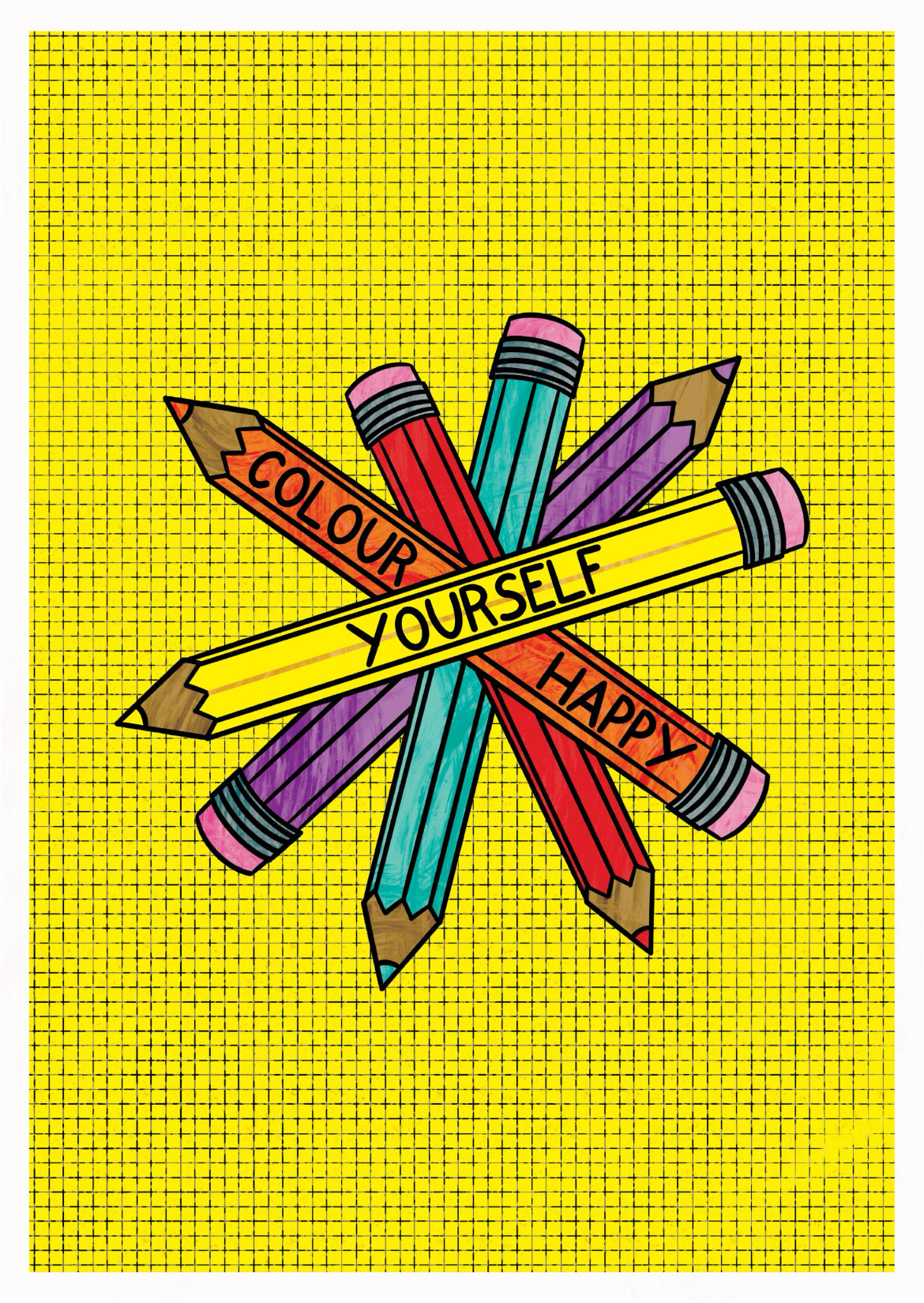 Colour Yourself Happy Print