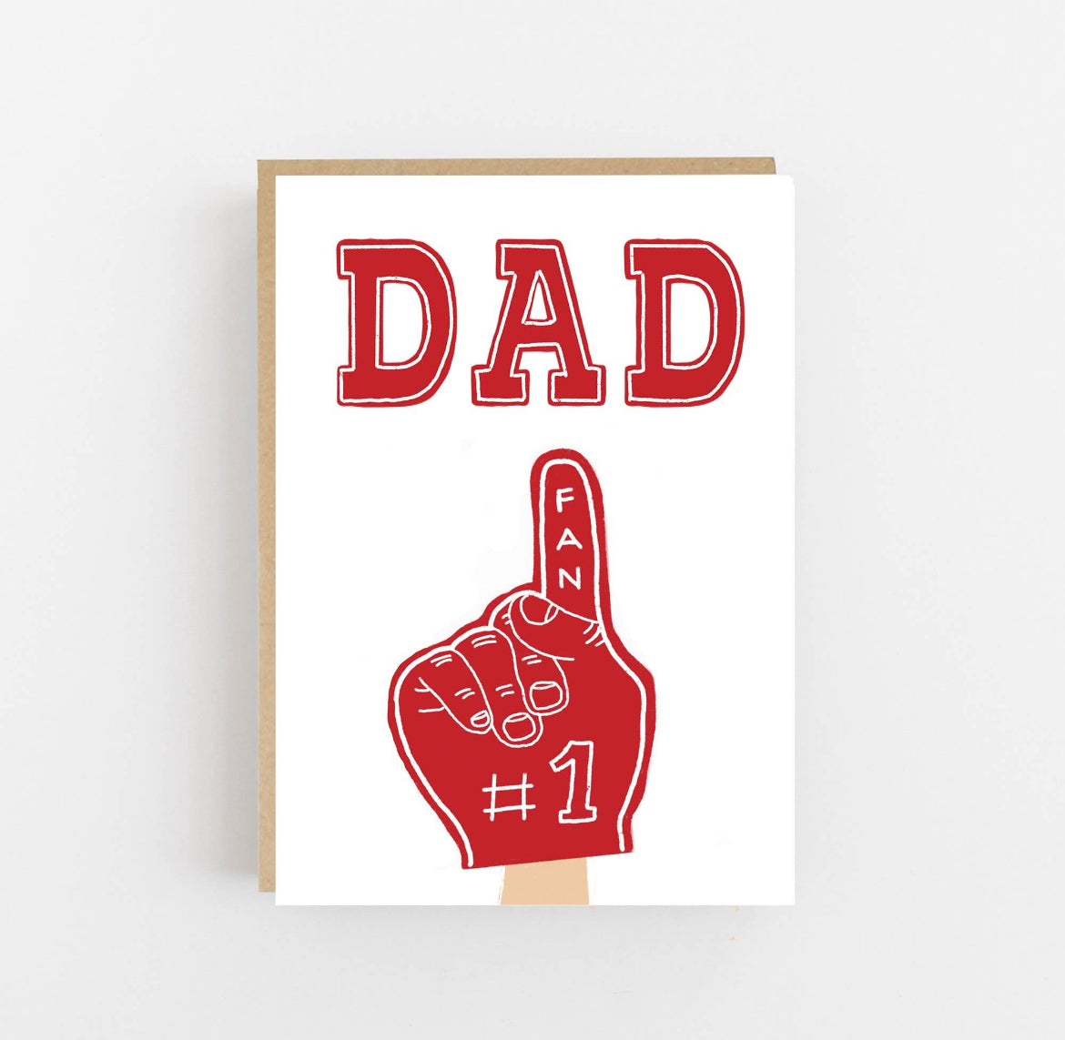 Dad No.1 Fan Card
