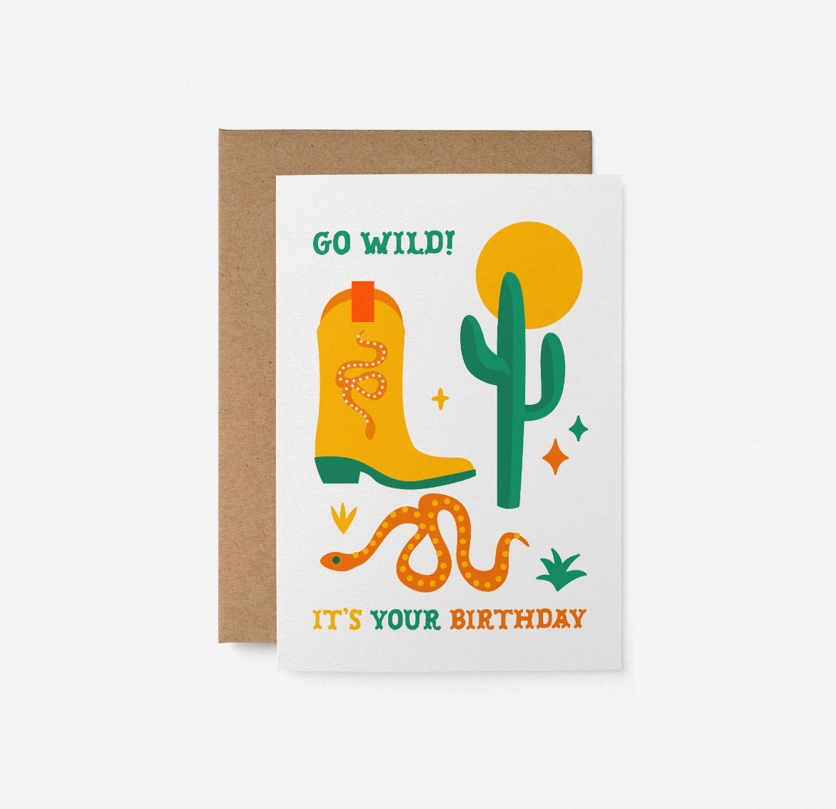 Go wild! Birthday Card