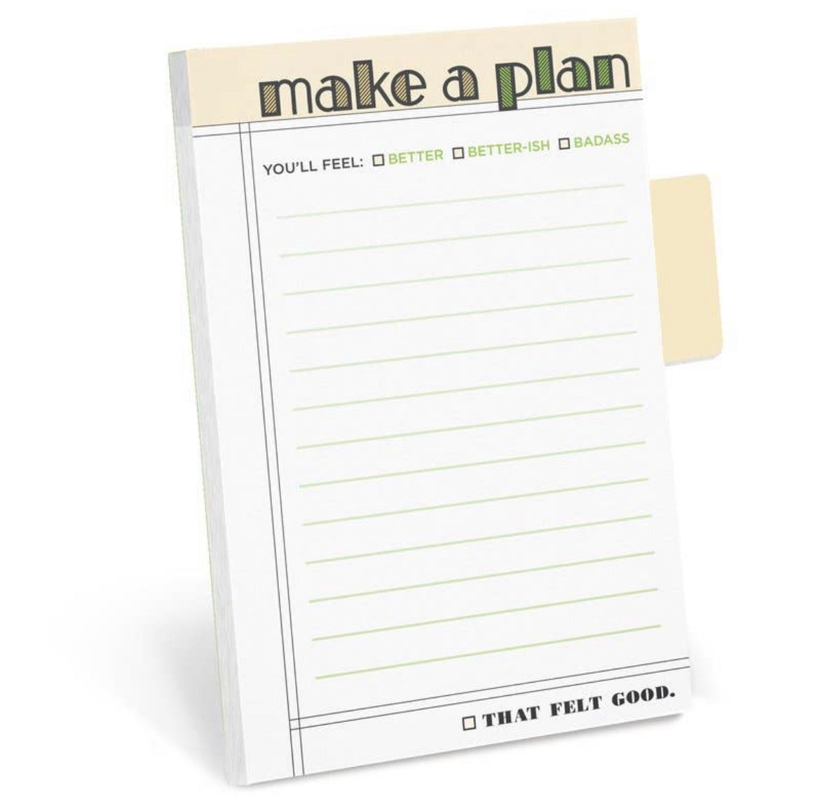Make A Plan Notepad