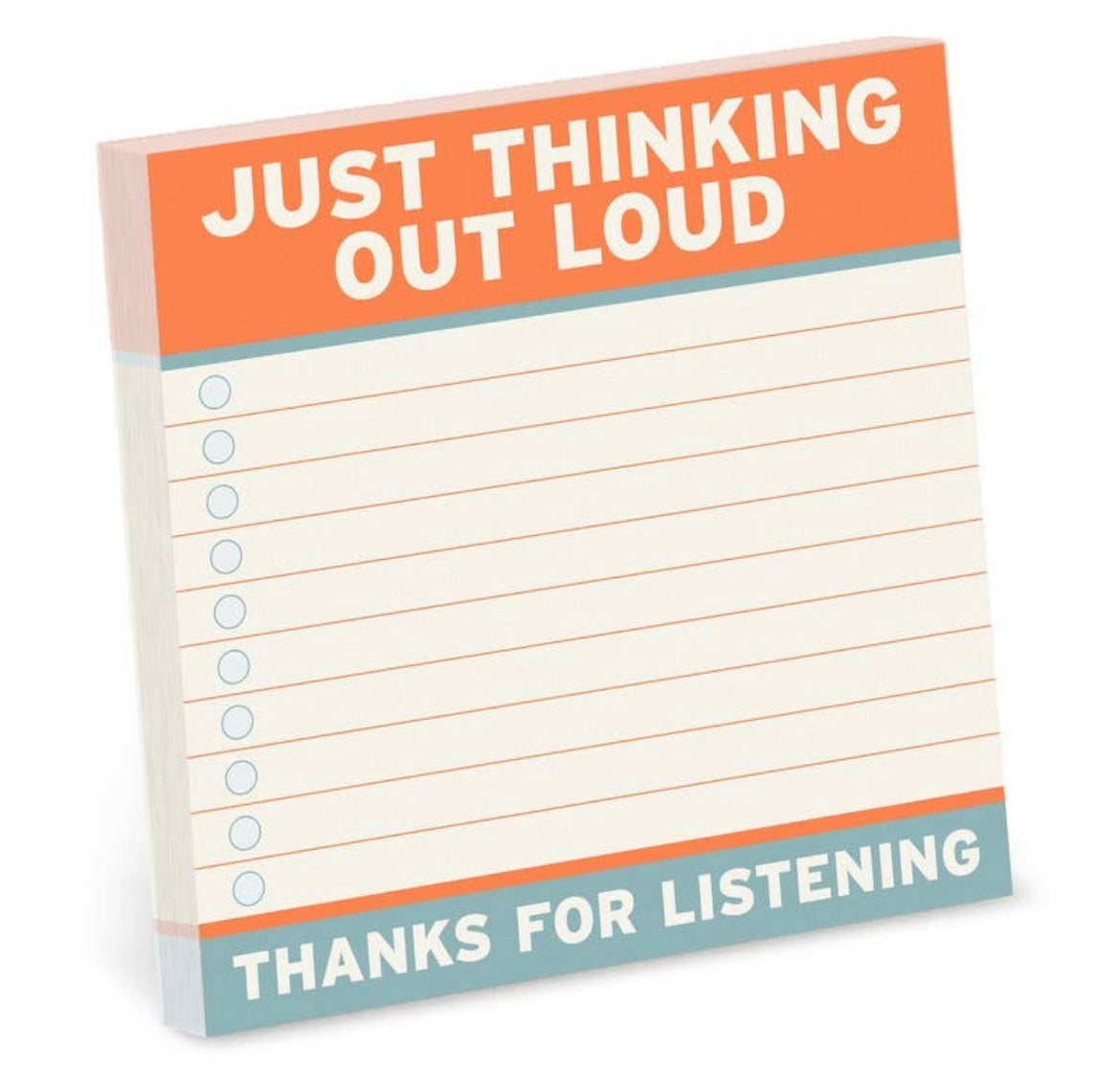 Thinking Out Loud Sticky Notes