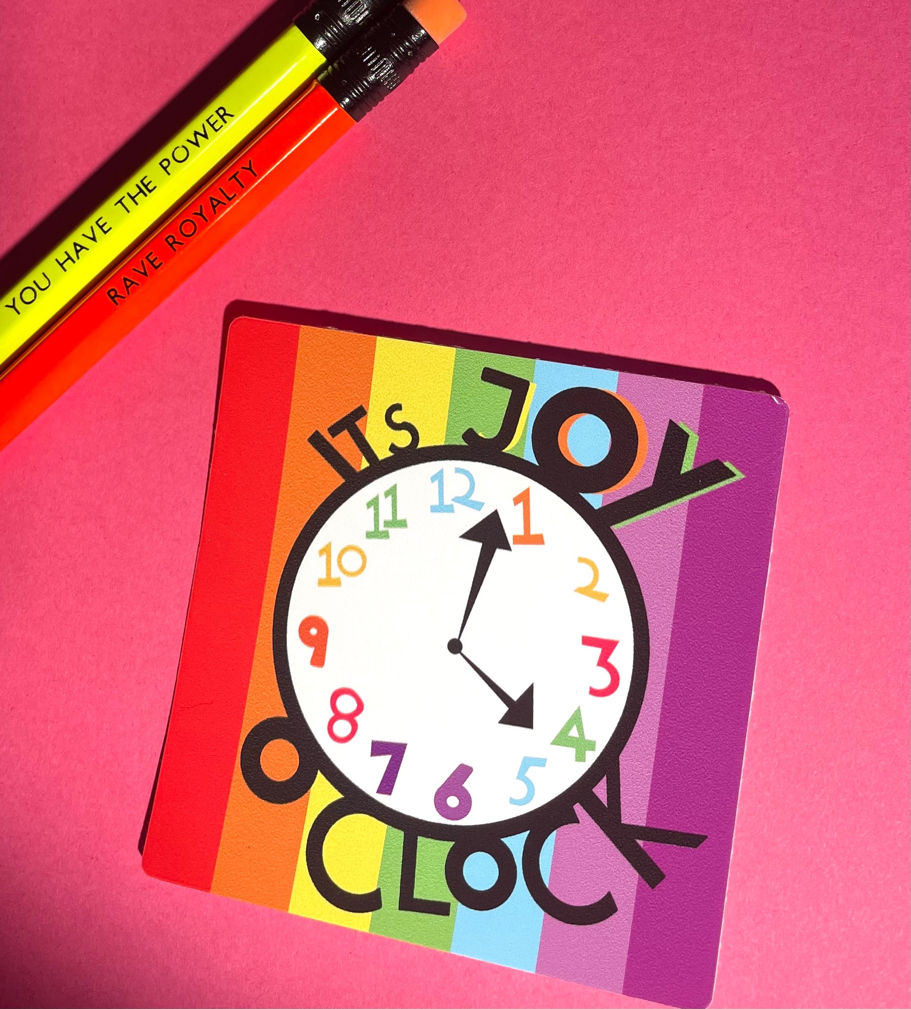 Joy O Clock Sticker