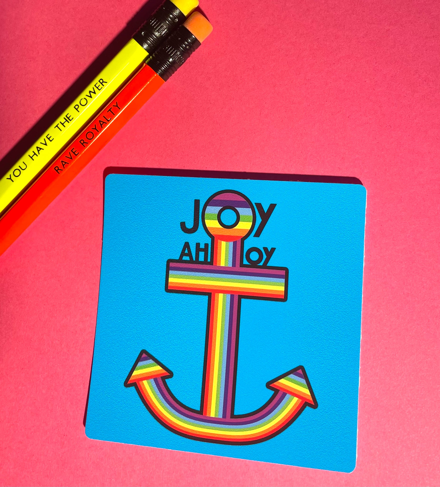Joy Ahoy Sticker